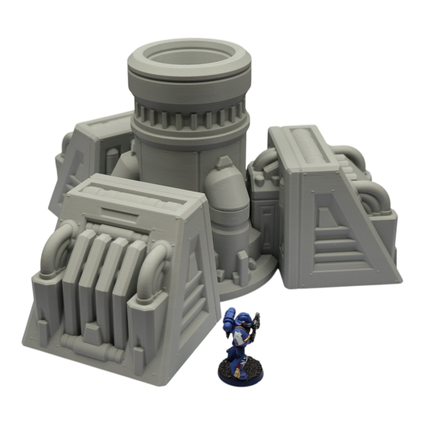 Wargaming 28mm scatter terrain scenery showing 3D-printed item that is compatible with games such as Warhammer 40K, Star Wars Legions, D+D, Dungeons and Dragons, Sci-Fi, Fantasy and other miniature tabletop games. Brand Jawar3d found at www.jawar3d.co.uk.