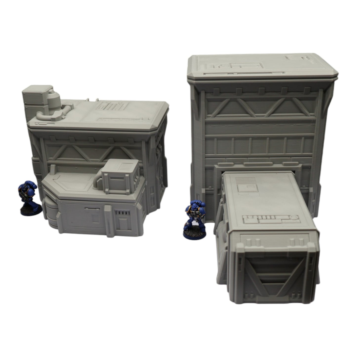 Wargaming 28mm scatter terrain scenery showing 3D-printed item that is compatible with games such as Warhammer 40K, Star Wars Legions, D+D, Dungeons and Dragons, Sci-Fi, Fantasy and other miniature tabletop games. Brand Jawar3d found at www.jawar3d.co.uk.