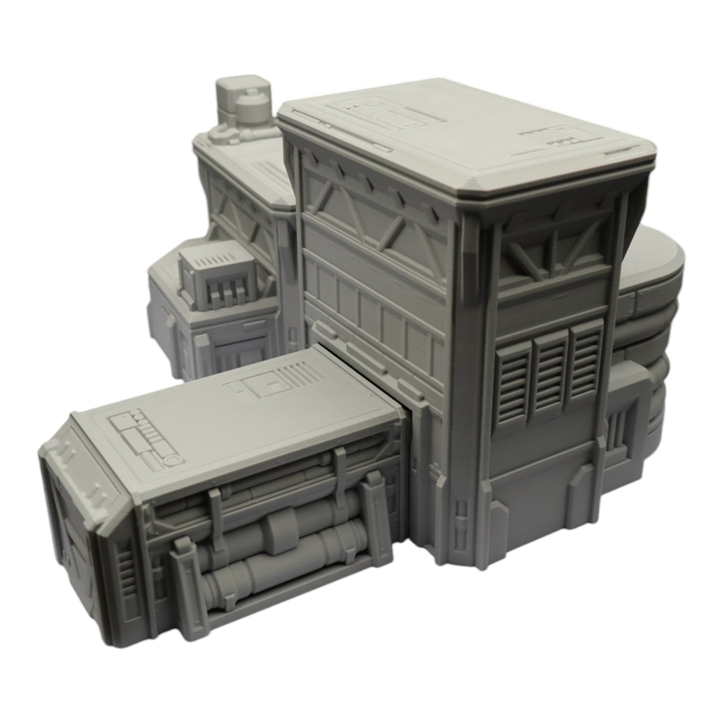 Wargaming 28mm scatter terrain scenery showing 3D-printed item that is compatible with games such as Warhammer 40K, Star Wars Legions, D+D, Dungeons and Dragons, Sci-Fi, Fantasy and other miniature tabletop games. Brand Jawar3d found at www.jawar3d.co.uk.