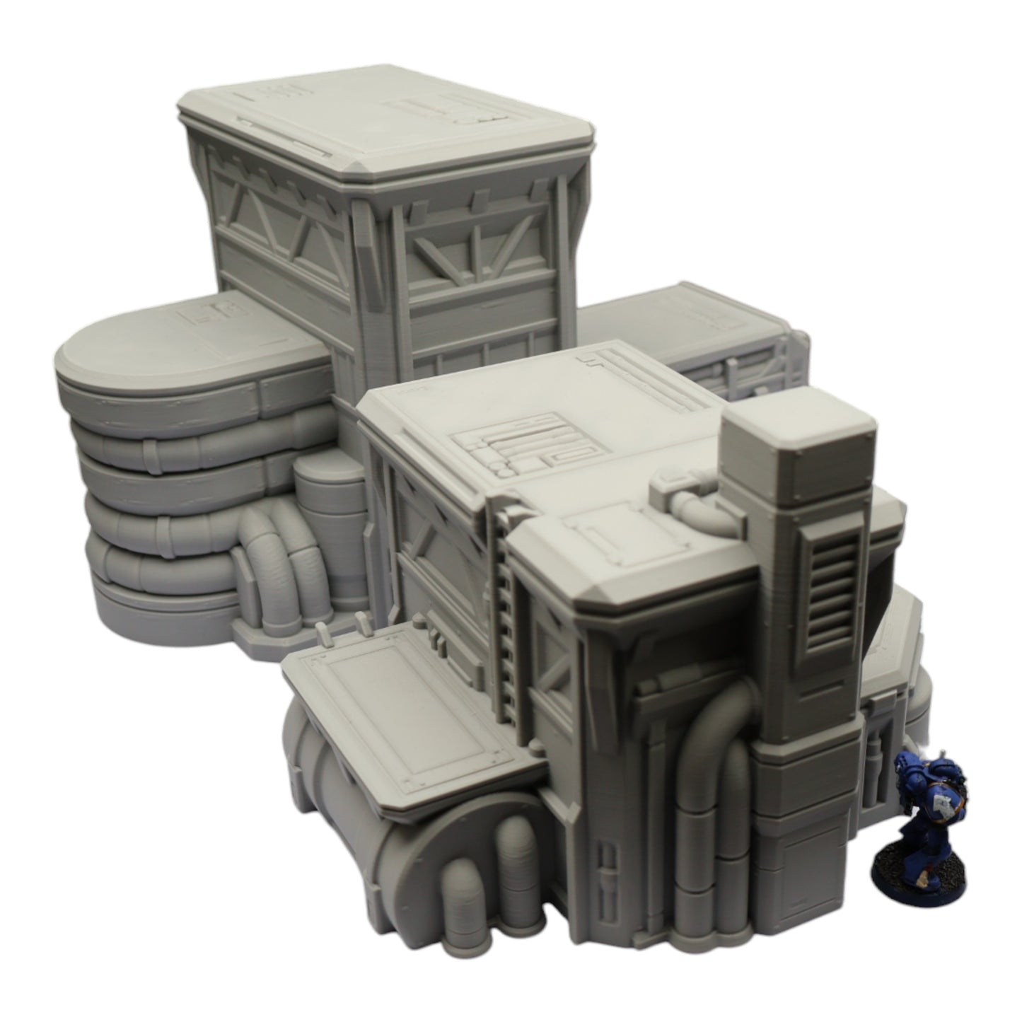 Wargaming 28mm scatter terrain scenery showing 3D-printed item that is compatible with games such as Warhammer 40K, Star Wars Legions, D+D, Dungeons and Dragons, Sci-Fi, Fantasy and other miniature tabletop games. Brand Jawar3d found at www.jawar3d.co.uk.