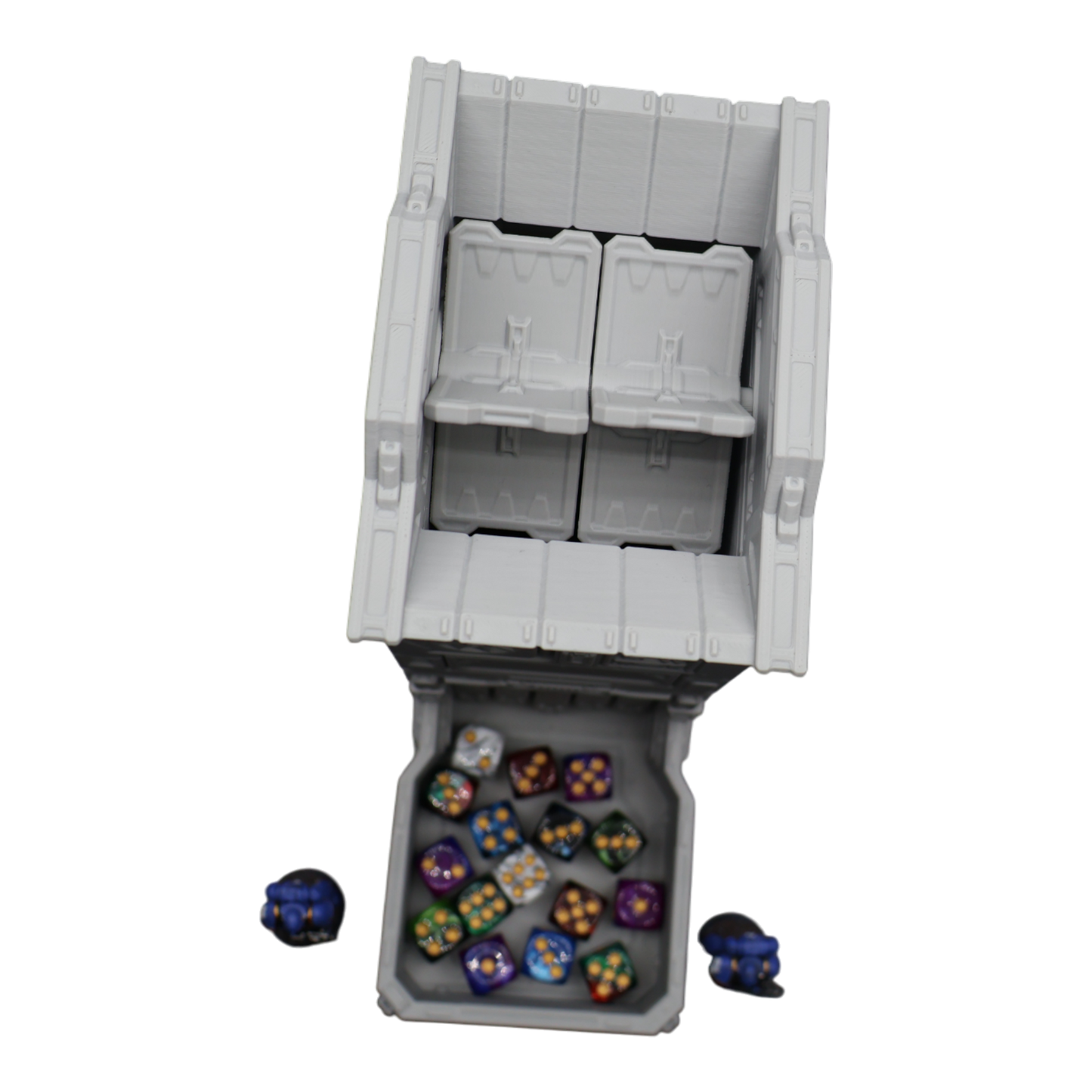 Wargaming 28mm scatter terrain scenery showing 3D-printed item that is compatible with games such as Warhammer 40K, Star Wars Legions, D+D, Dungeons and Dragons, Sci-Fi, Fantasy and other miniature tabletop games. Brand Jawar3d found at www.jawar3d.co.uk.