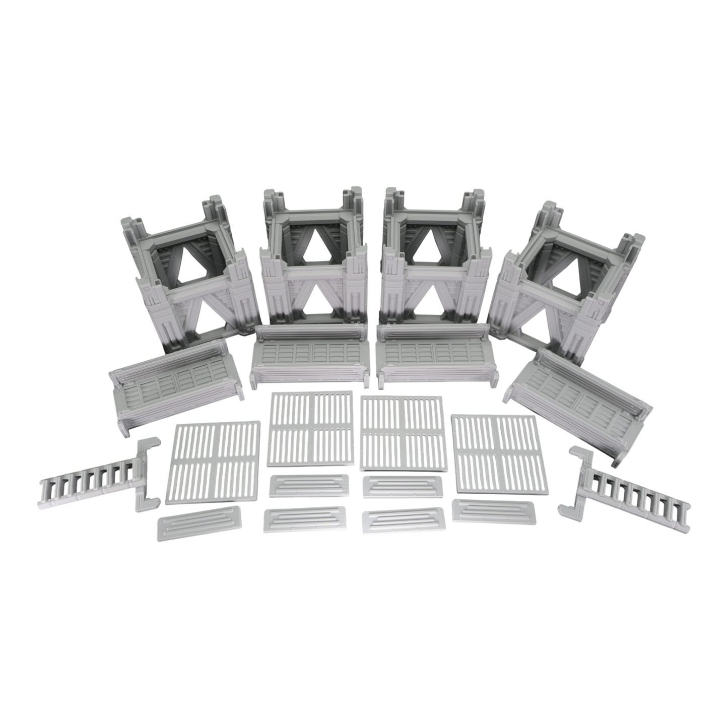 Platform Set #3 - 28mm Wargaming Scatter Terrain Scenery Tabletop Grimdark