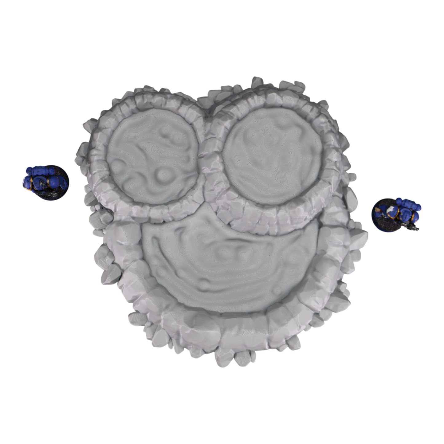 Wargaming 28mm scatter terrain scenery showing 3D-printed item that is compatible with games such as Warhammer 40K, Star Wars Legions, D+D, Dungeons and Dragons, Sci-Fi, Fantasy and other miniature tabletop games. Brand Jawar3d found at www.jawar3d.co.uk.