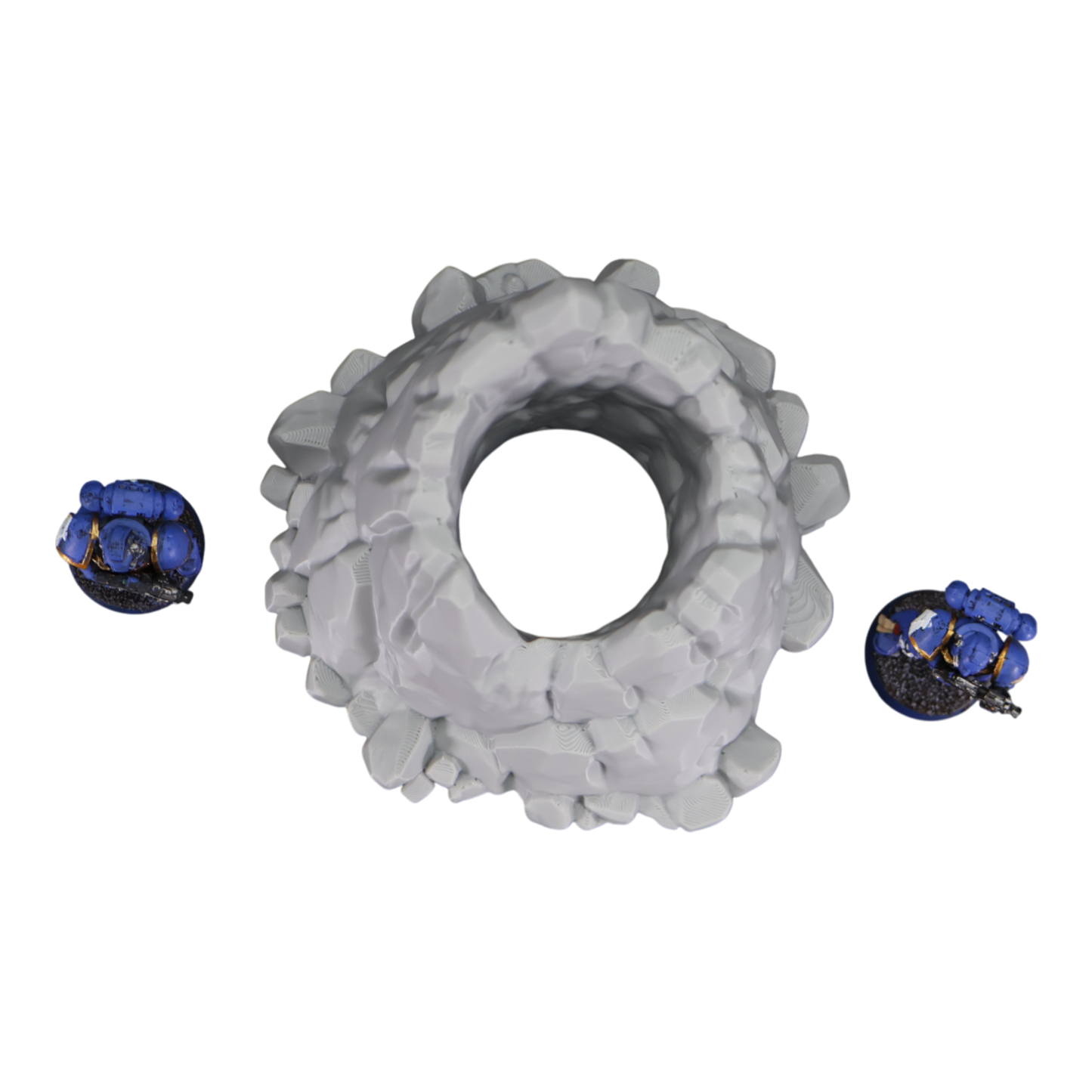 Wargaming 28mm scatter terrain scenery showing 3D-printed item that is compatible with games such as Warhammer 40K, Star Wars Legions, D+D, Dungeons and Dragons, Sci-Fi, Fantasy and other miniature tabletop games. Brand Jawar3d found at www.jawar3d.co.uk.