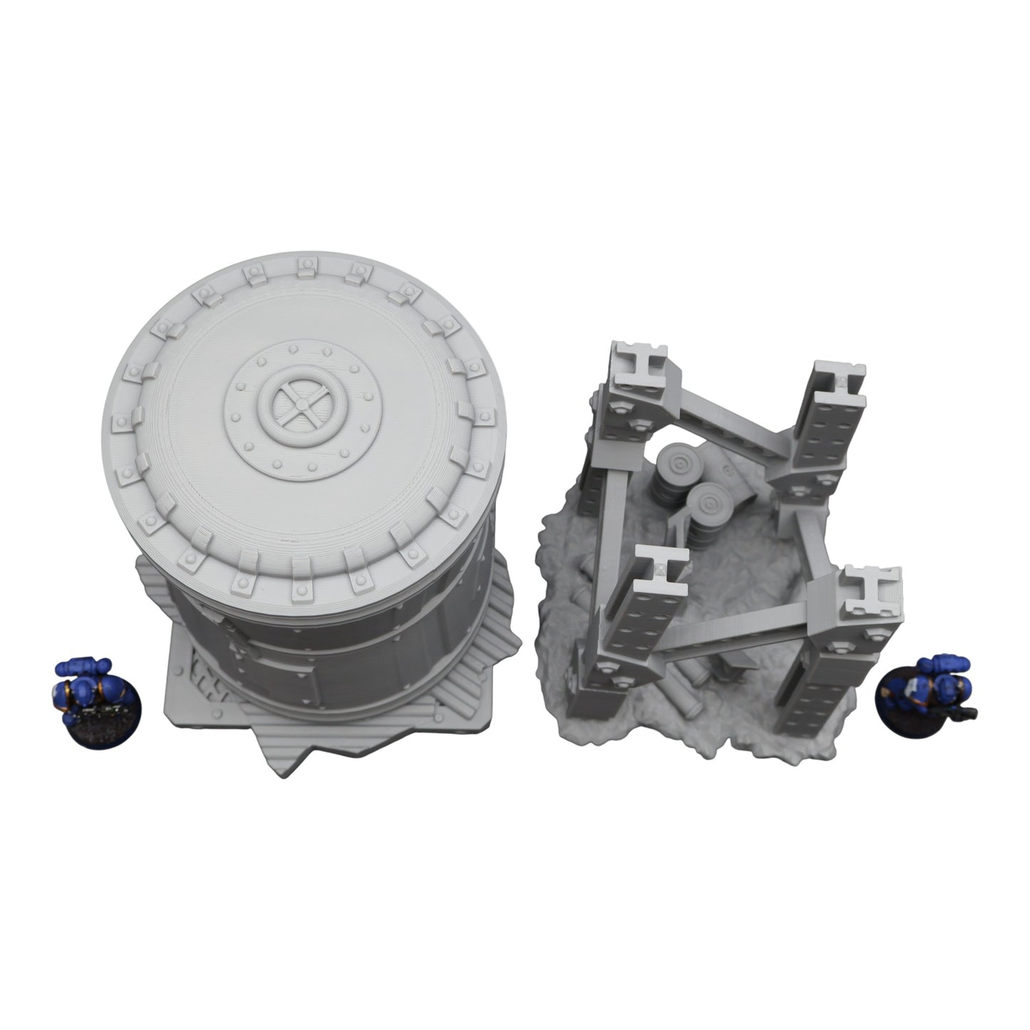 Wargaming 28mm scatter terrain scenery showing 3D-printed item that is compatible with games such as Warhammer 40K, Star Wars Legions, D+D, Dungeons and Dragons, Sci-Fi, Fantasy and other miniature tabletop games. Brand Jawar3d found at www.jawar3d.co.uk.