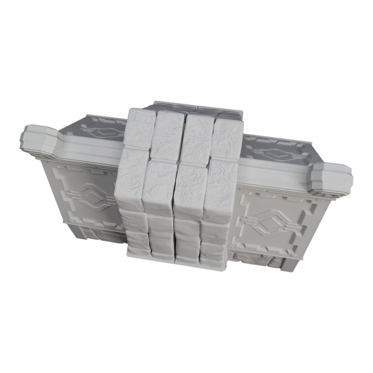 Wargaming 28mm scatter terrain scenery showing 3D-printed item that is compatible with games such as Warhammer 40K, Star Wars Legions, D+D, Dungeons and Dragons, Sci-Fi, Fantasy and other miniature tabletop games. Brand Jawar3d found at www.jawar3d.co.uk.