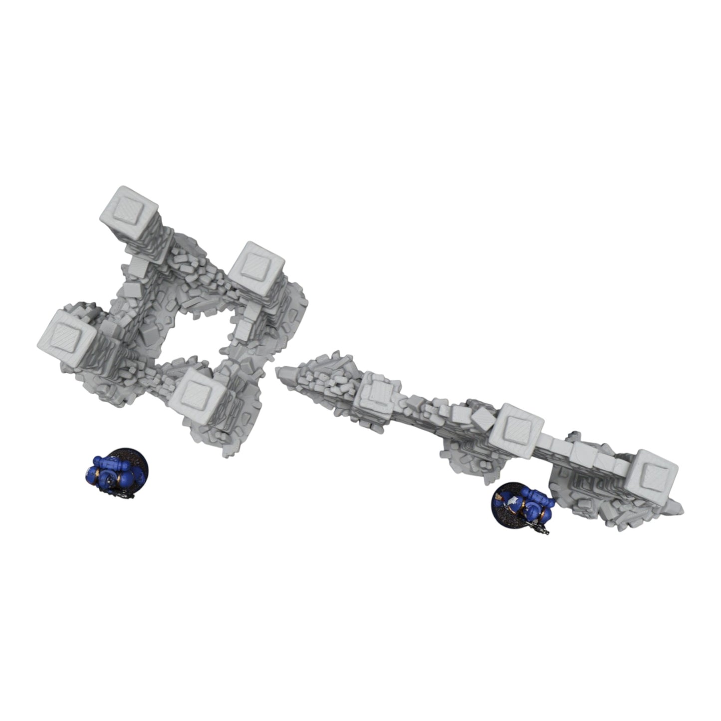 Wargaming 28mm scatter terrain scenery showing 3D-printed item that is compatible with games such as Warhammer 40K, Star Wars Legions, D+D, Dungeons and Dragons, Sci-Fi, Fantasy and other miniature tabletop games. Brand Jawar3d found at www.jawar3d.co.uk.