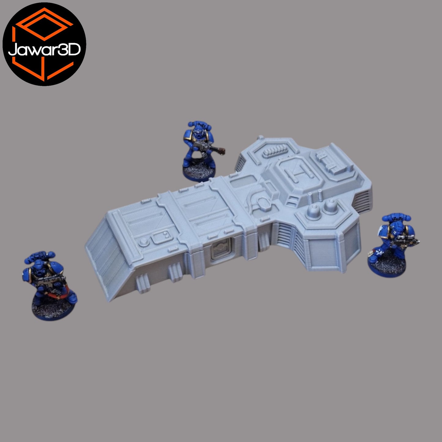 Wargaming 28mm scatter terrain scenery showing 3D-printed item that is compatible with games such as Warhammer 40K, Star Wars Legions, D+D, Dungeons and Dragons, Sci-Fi, Fantasy and other miniature tabletop games. Brand Jawar3d found at www.jawar3d.co.uk.