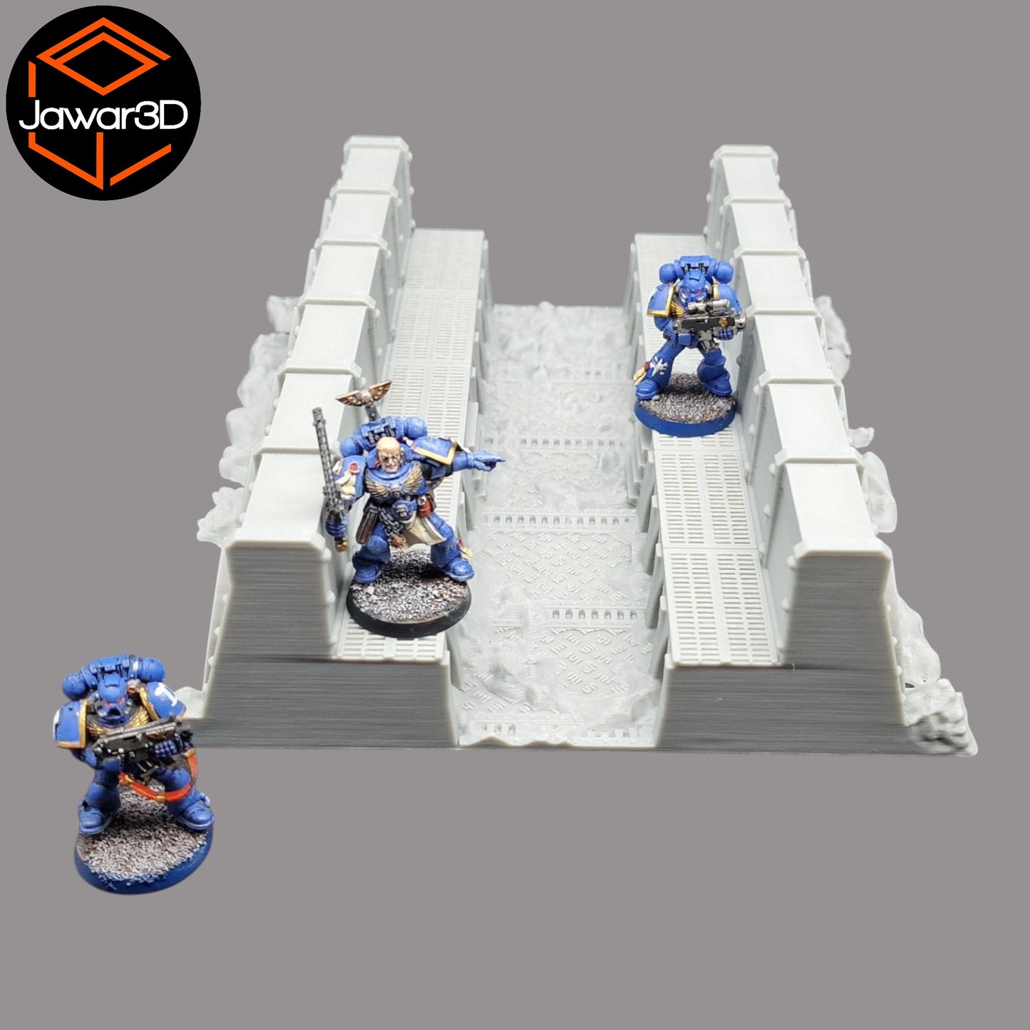 Wargaming 28mm scatter terrain scenery showing 3D-printed item that is compatible with games such as Warhammer 40K, Star Wars Legions, D+D, Dungeons and Dragons, Sci-Fi, Fantasy and other miniature tabletop games. Brand Jawar3d found at www.jawar3d.co.uk.