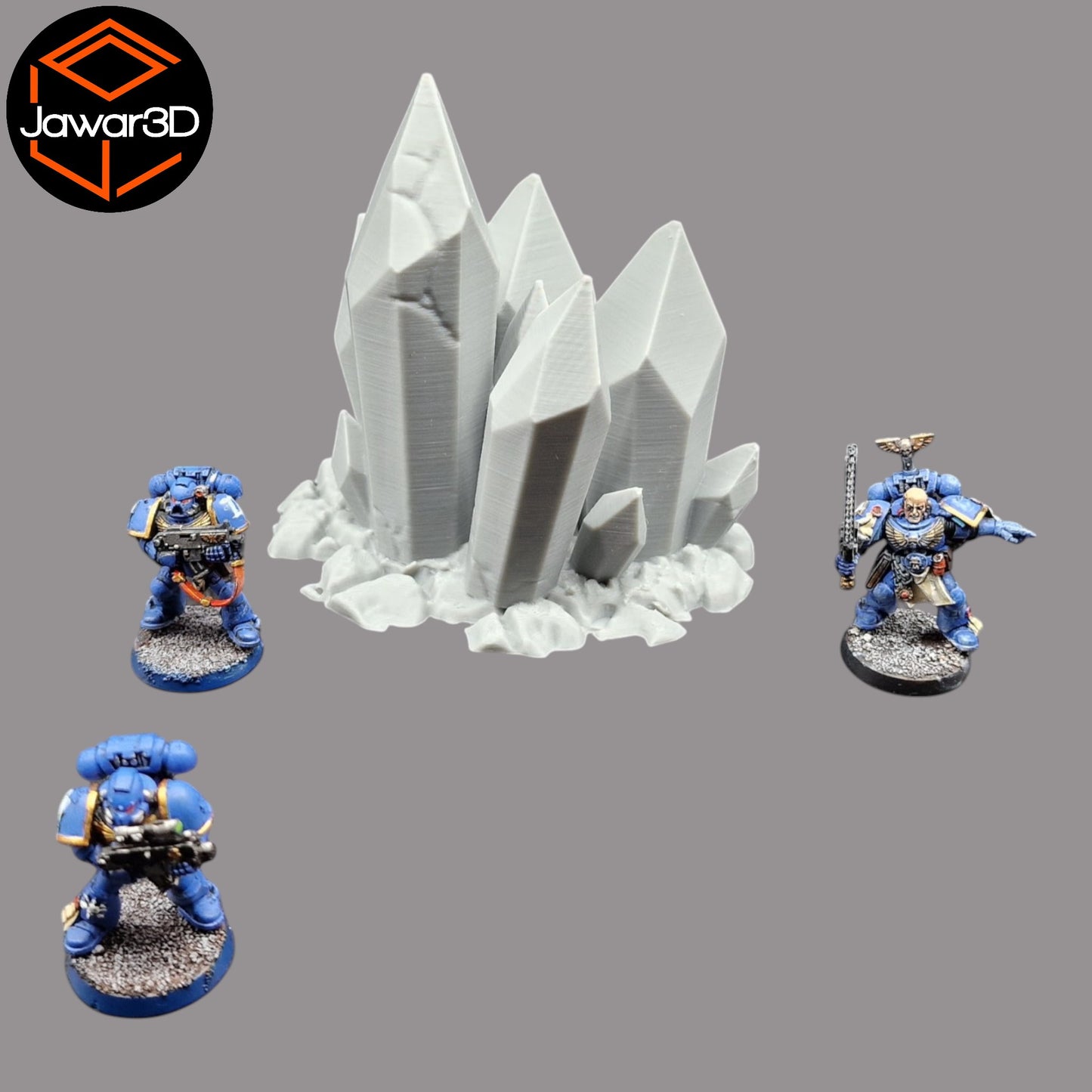 Wargaming 28mm scatter terrain scenery showing 3D-printed item that is compatible with games such as Warhammer 40K, Star Wars Legions, D+D, Dungeons and Dragons, Sci-Fi, Fantasy and other miniature tabletop games. Brand Jawar3d found at www.jawar3d.co.uk.