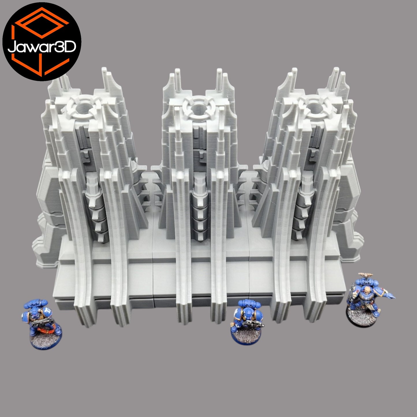 Wargaming 28mm scatter terrain scenery showing 3D-printed item that is compatible with games such as Warhammer 40K, Star Wars Legions, D+D, Dungeons and Dragons, Sci-Fi, Fantasy and other miniature tabletop games. Brand Jawar3d found at www.jawar3d.co.uk.