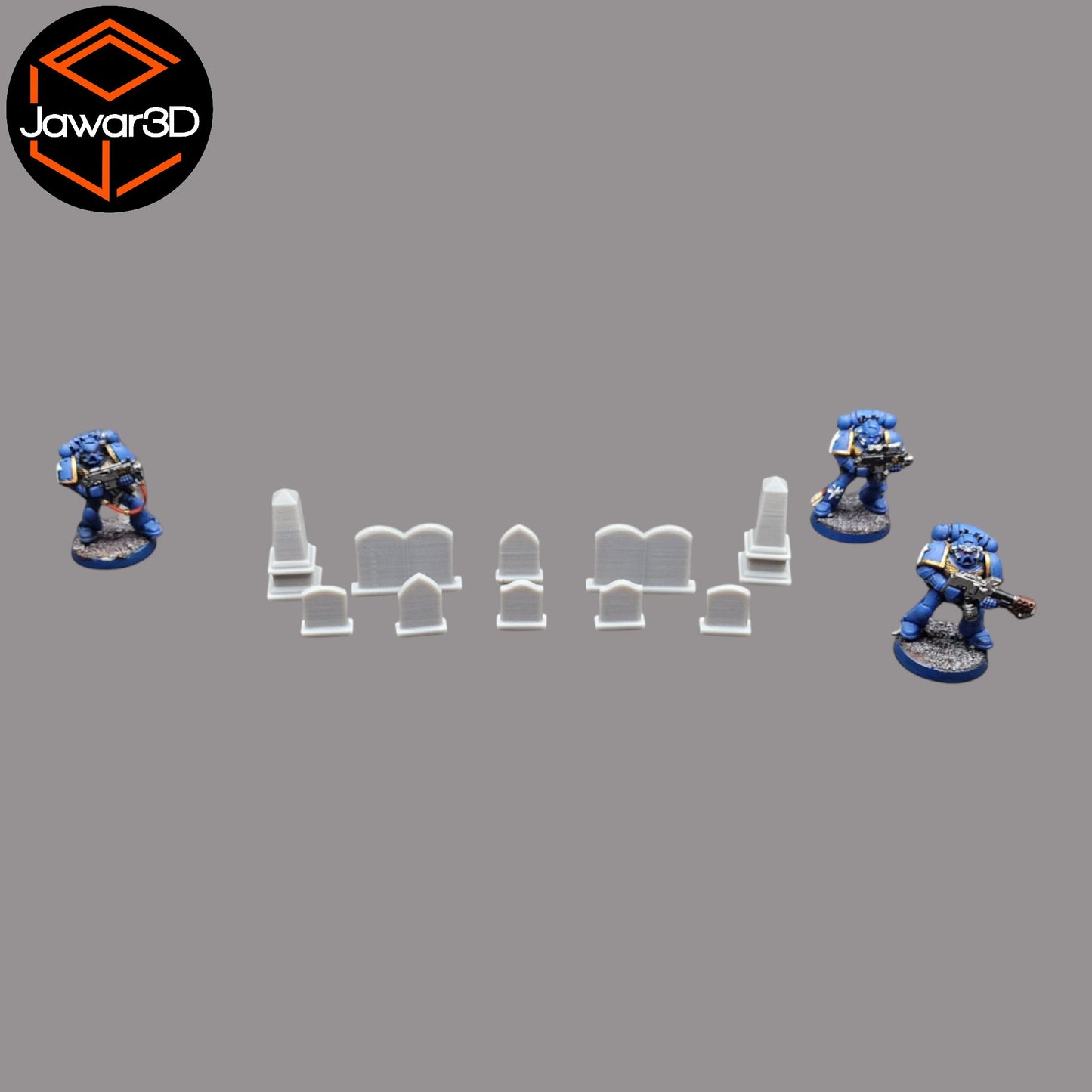 Wargaming 28mm scatter terrain scenery showing 3D-printed item that is compatible with games such as Warhammer 40K, Star Wars Legions, D+D, Dungeons and Dragons, Sci-Fi, Fantasy and other miniature tabletop games. Brand Jawar3d found at www.jawar3d.co.uk.