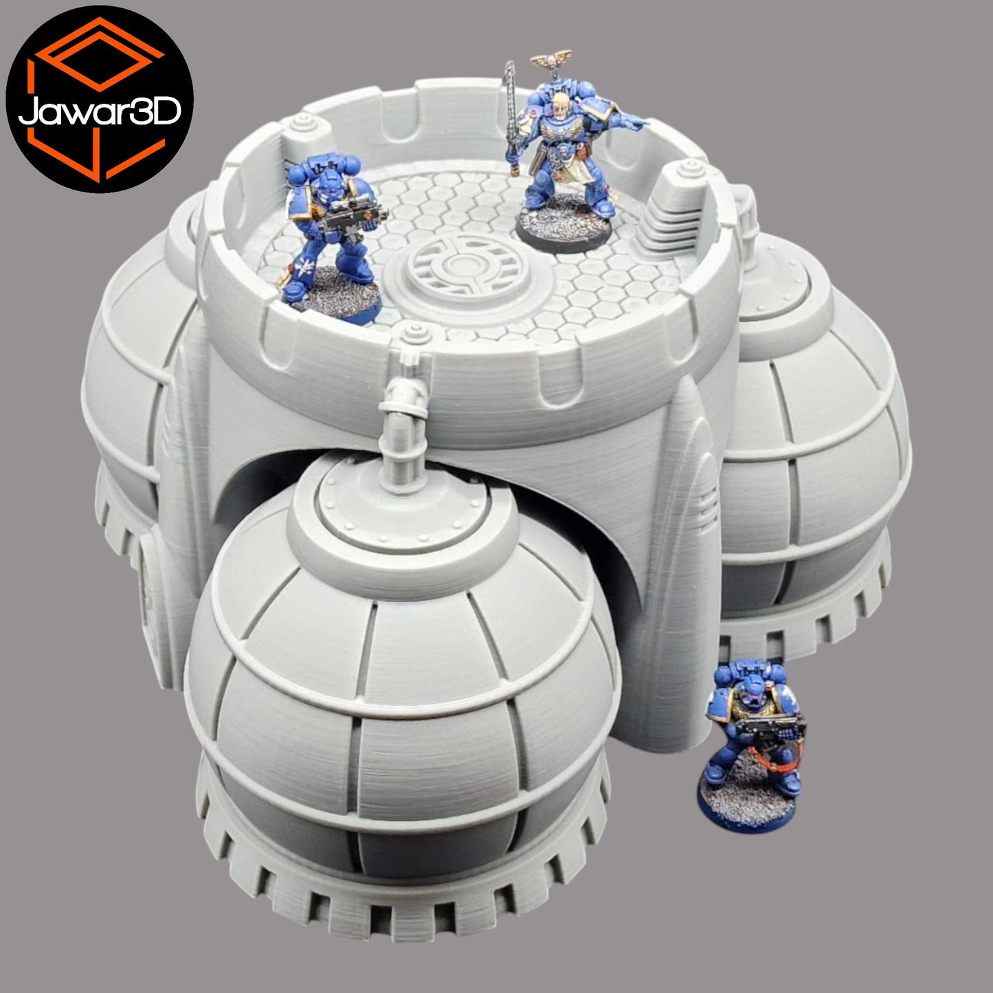 Wargaming 28mm scatter terrain scenery showing 3D-printed item that is compatible with games such as Warhammer 40K, Star Wars Legions, D+D, Dungeons and Dragons, Sci-Fi, Fantasy and other miniature tabletop games. Brand Jawar3d found at www.jawar3d.co.uk.