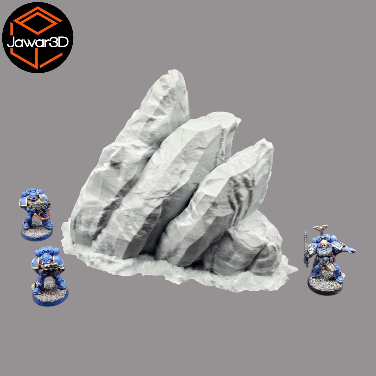 Wargaming 28mm scatter terrain scenery showing 3D-printed item that is compatible with games such as Warhammer 40K, Star Wars Legions, D+D, Dungeons and Dragons, Sci-Fi, Fantasy and other miniature tabletop games. Brand Jawar3d found at www.jawar3d.co.uk.