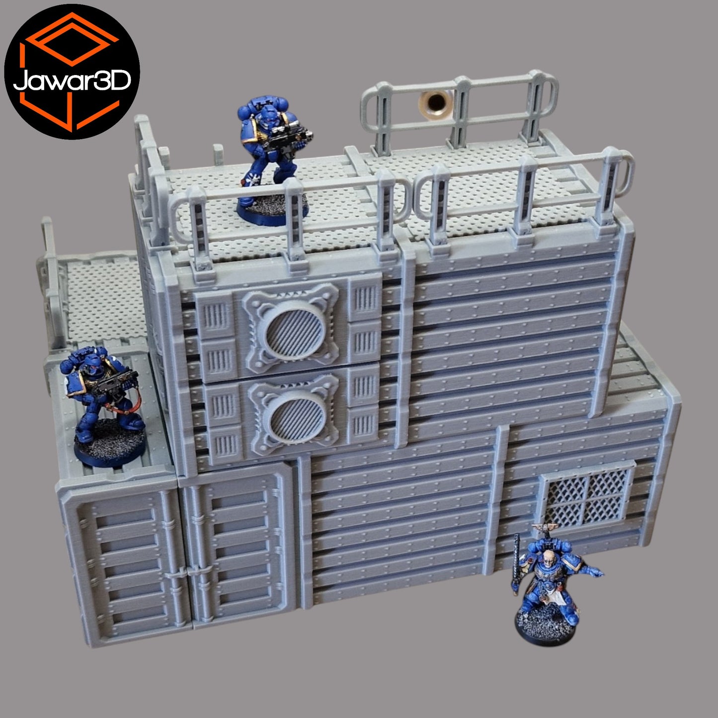 Wargaming 28mm scatter terrain scenery showing 3D-printed item that is compatible with games such as Warhammer 40K, Star Wars Legions, D+D, Dungeons and Dragons, Sci-Fi, Fantasy and other miniature tabletop games. Brand Jawar3d found at www.jawar3d.co.uk.