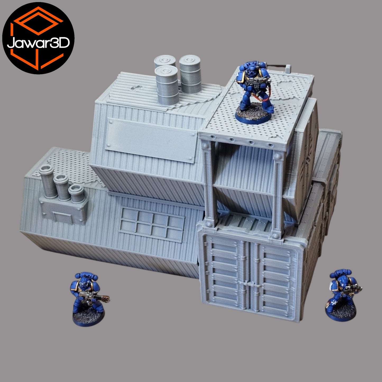 Wargaming 28mm scatter terrain scenery showing 3D-printed item that is compatible with games such as Warhammer 40K, Star Wars Legions, D+D, Dungeons and Dragons, Sci-Fi, Fantasy and other miniature tabletop games. Brand Jawar3d found at www.jawar3d.co.uk.