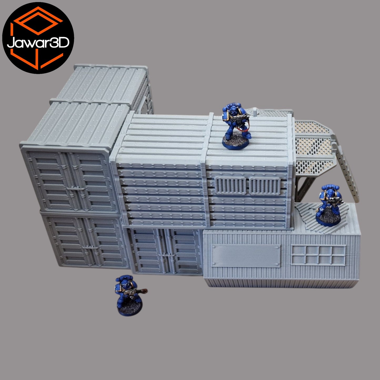 Wargaming 28mm scatter terrain scenery showing 3D-printed item that is compatible with games such as Warhammer 40K, Star Wars Legions, D+D, Dungeons and Dragons, Sci-Fi, Fantasy and other miniature tabletop games. Brand Jawar3d found at www.jawar3d.co.uk.