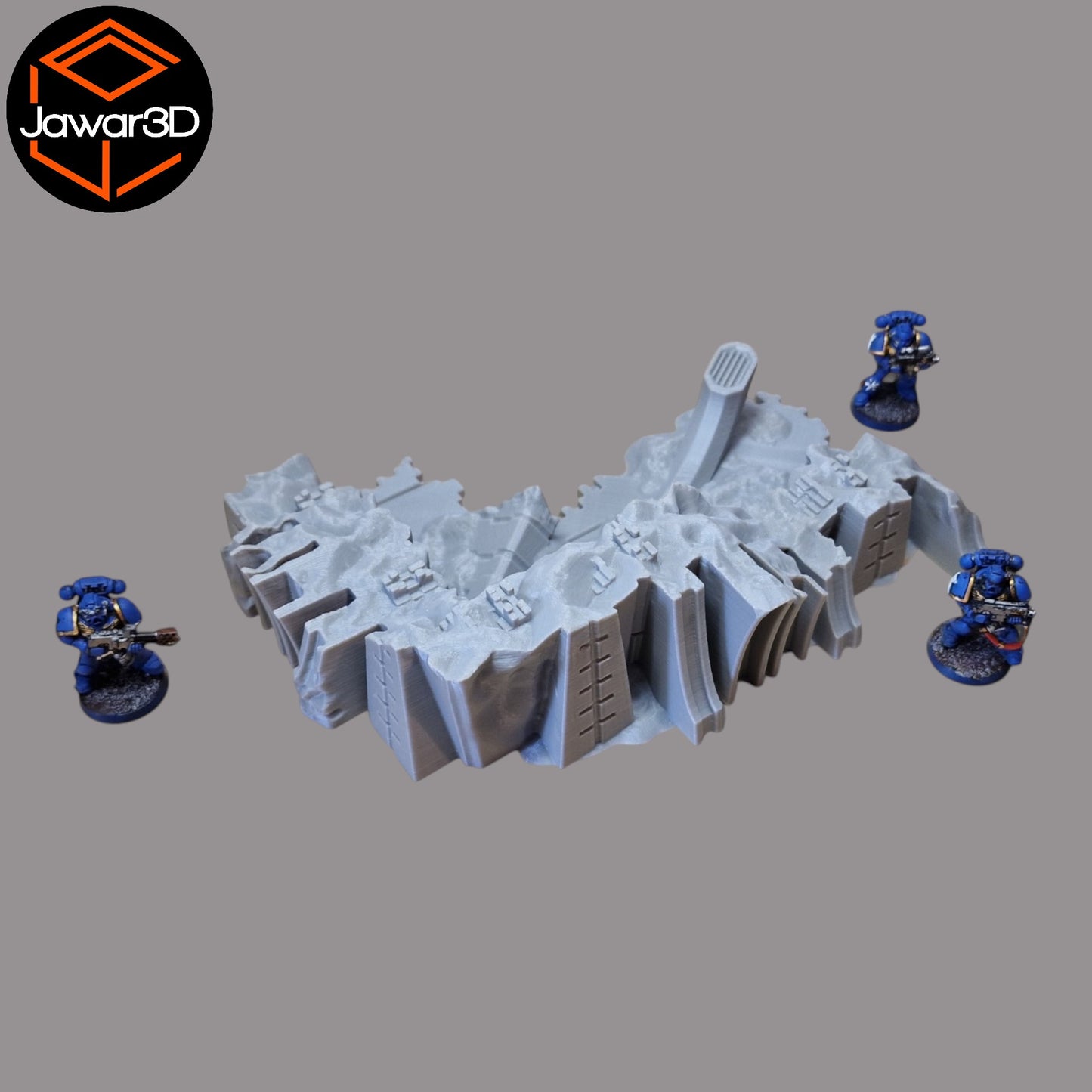 Wargaming 28mm scatter terrain scenery showing 3D-printed item that is compatible with games such as Warhammer 40K, Star Wars Legions, D+D, Dungeons and Dragons, Sci-Fi, Fantasy and other miniature tabletop games. Brand Jawar3d found at www.jawar3d.co.uk.
