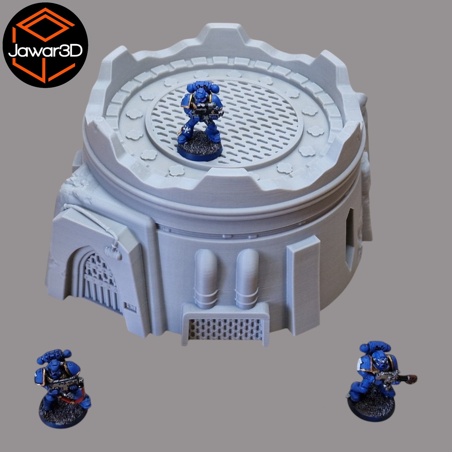 Wargaming 28mm scatter terrain scenery showing 3D-printed item that is compatible with games such as Warhammer 40K, Star Wars Legions, D+D, Dungeons and Dragons, Sci-Fi, Fantasy and other miniature tabletop games. Brand Jawar3d found at www.jawar3d.co.uk.