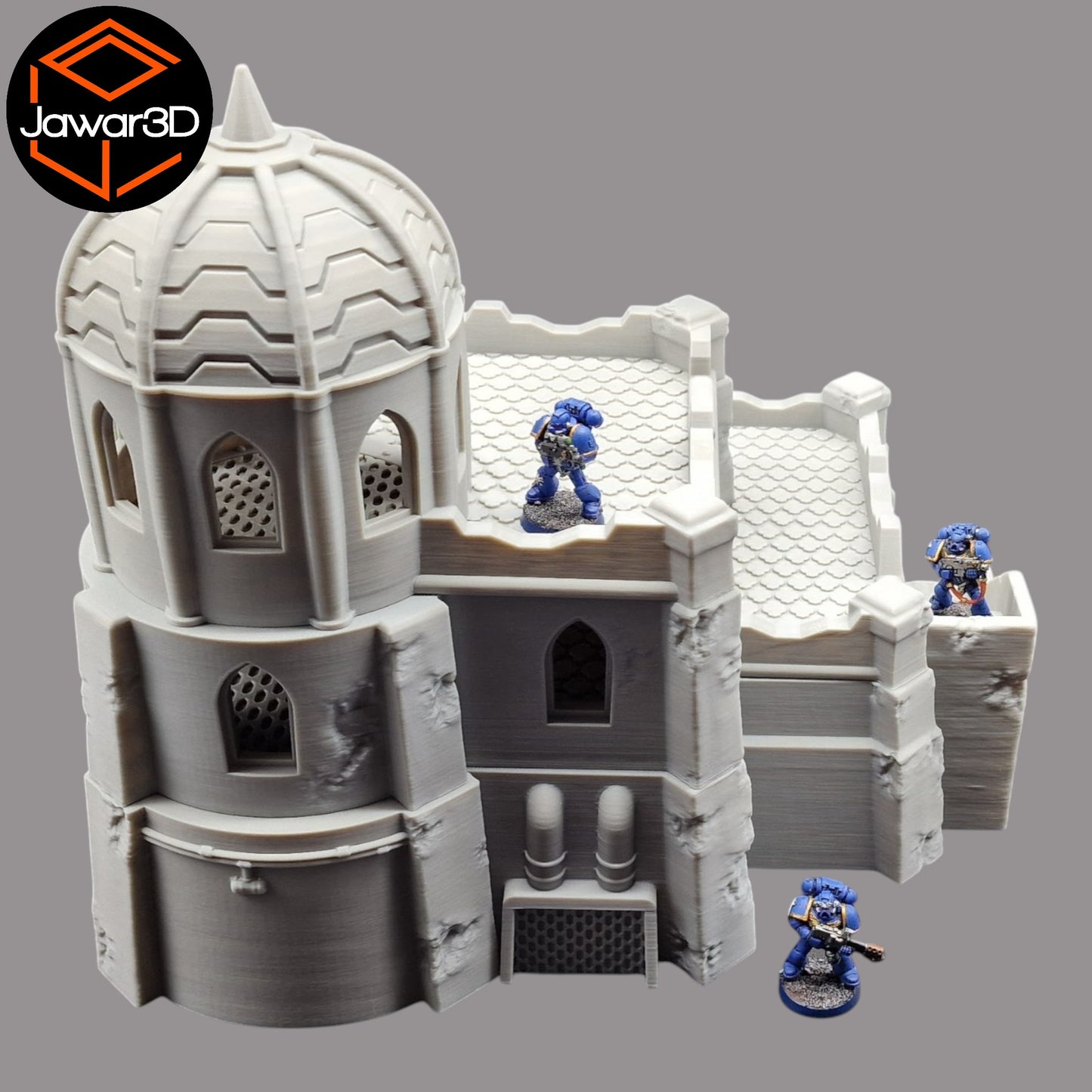 Wargaming 28mm scatter terrain scenery showing 3D-printed item that is compatible with games such as Warhammer 40K, Star Wars Legions, D+D, Dungeons and Dragons, Sci-Fi, Fantasy and other miniature tabletop games. Brand Jawar3d found at www.jawar3d.co.uk.