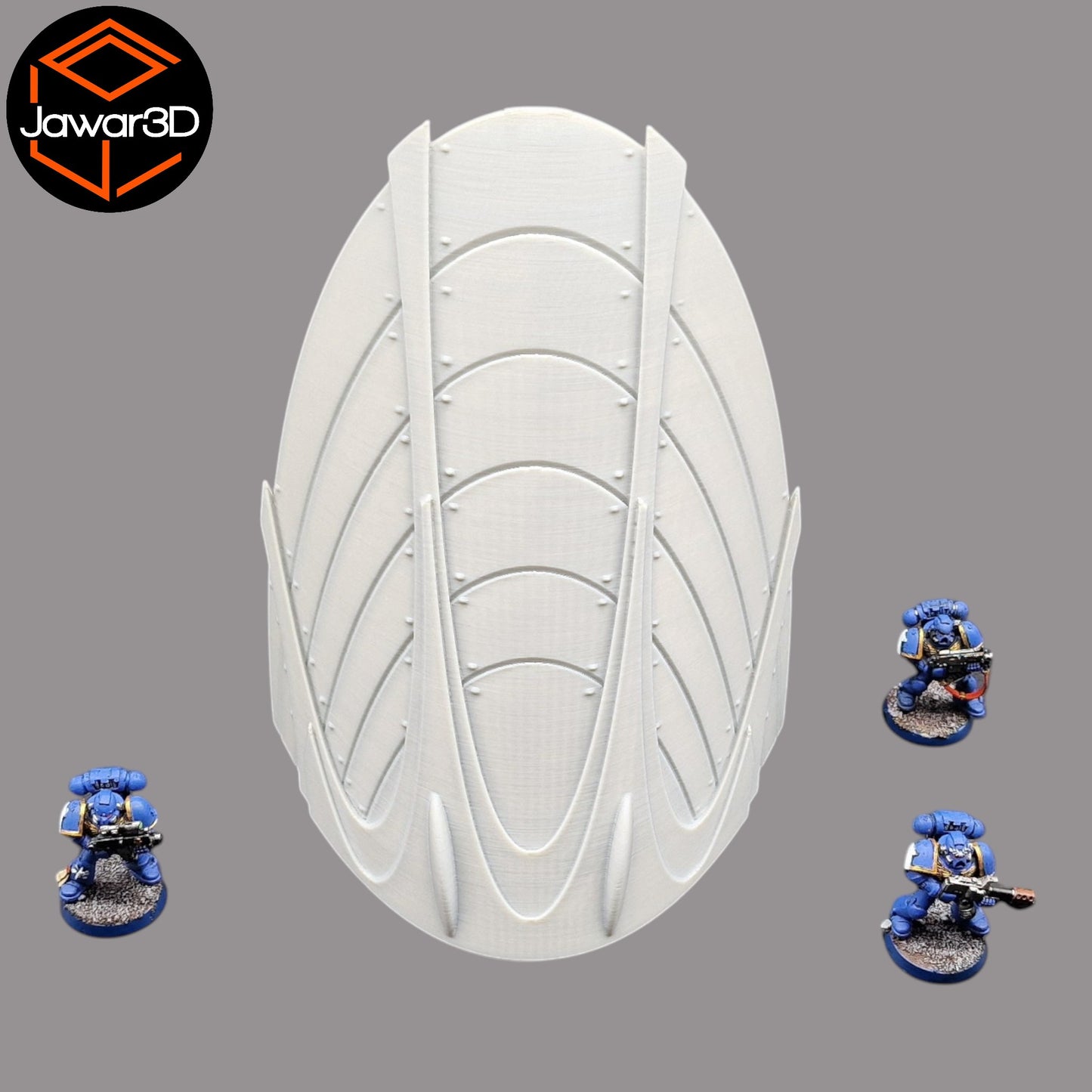 Wargaming 28mm scatter terrain scenery showing 3D-printed item that is compatible with games such as Warhammer 40K, Star Wars Legions, D+D, Dungeons and Dragons, Sci-Fi, Fantasy and other miniature tabletop games. Brand Jawar3d found at www.jawar3d.co.uk.