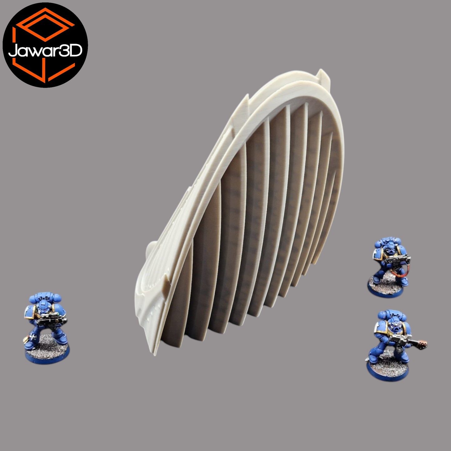 Wargaming 28mm scatter terrain scenery showing 3D-printed item that is compatible with games such as Warhammer 40K, Star Wars Legions, D+D, Dungeons and Dragons, Sci-Fi, Fantasy and other miniature tabletop games. Brand Jawar3d found at www.jawar3d.co.uk.