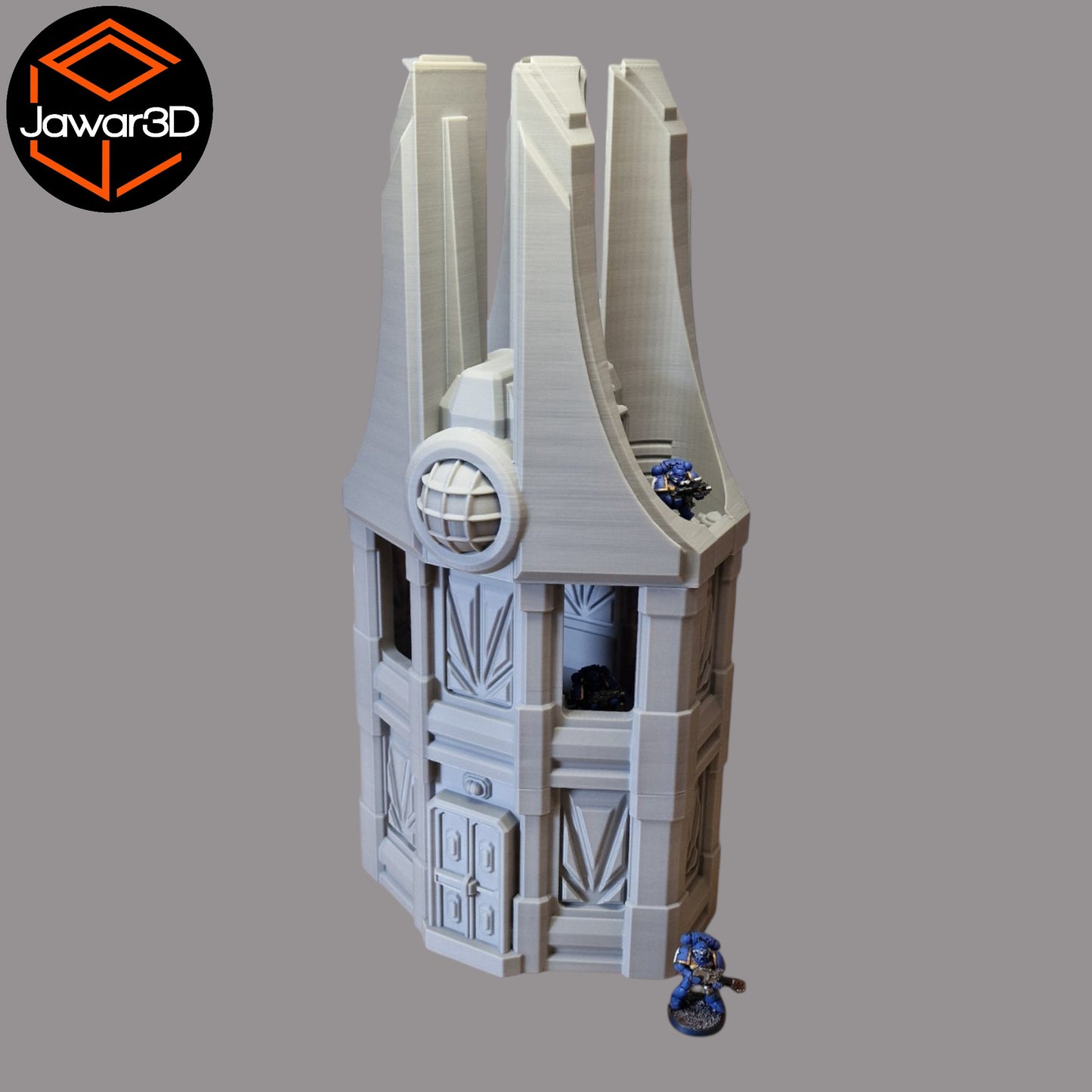 Wargaming 28mm scatter terrain scenery showing 3D-printed item that is compatible with games such as Warhammer 40K, Star Wars Legions, D+D, Dungeons and Dragons, Sci-Fi, Fantasy and other miniature tabletop games. Brand Jawar3d found at www.jawar3d.co.uk.