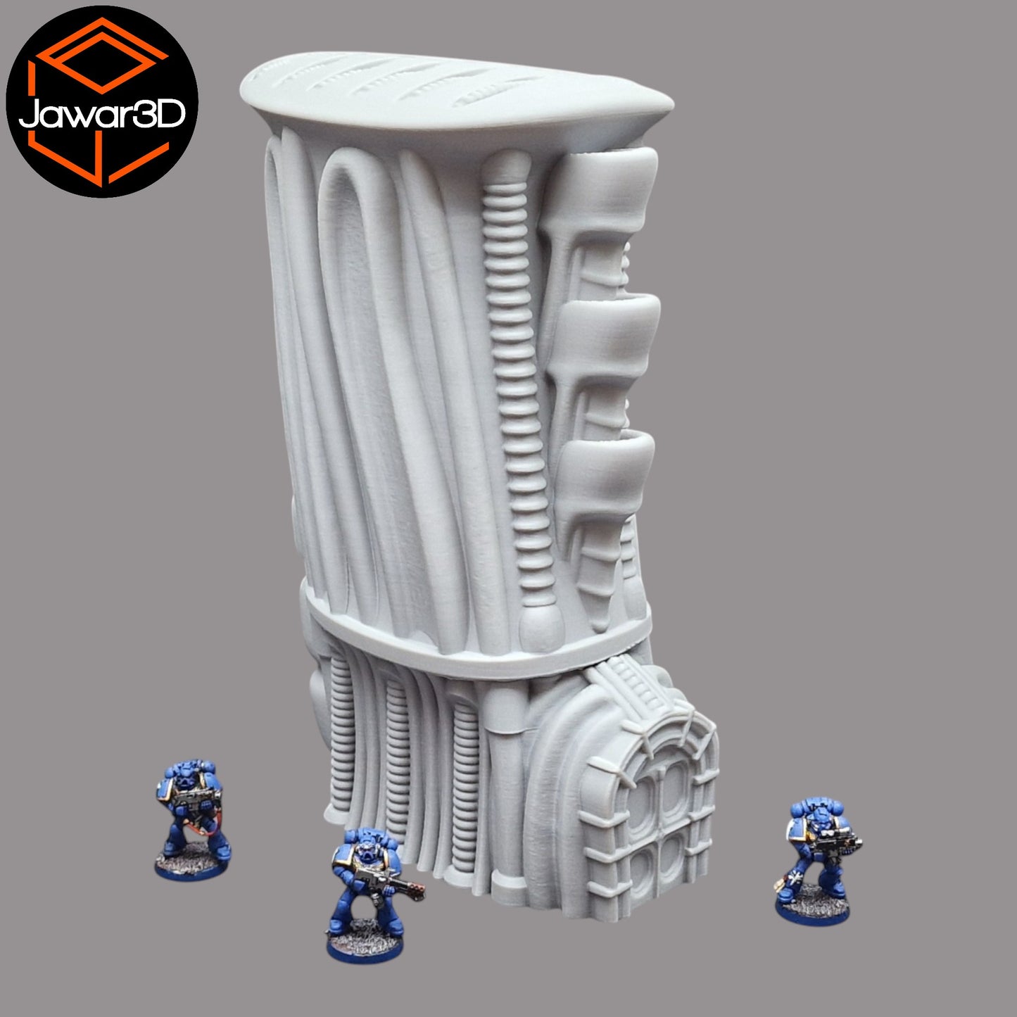 Wargaming 28mm scatter terrain scenery showing 3D-printed item that is compatible with games such as Warhammer 40K, Star Wars Legions, D+D, Dungeons and Dragons, Sci-Fi, Fantasy and other miniature tabletop games. Brand Jawar3d found at www.jawar3d.co.uk.