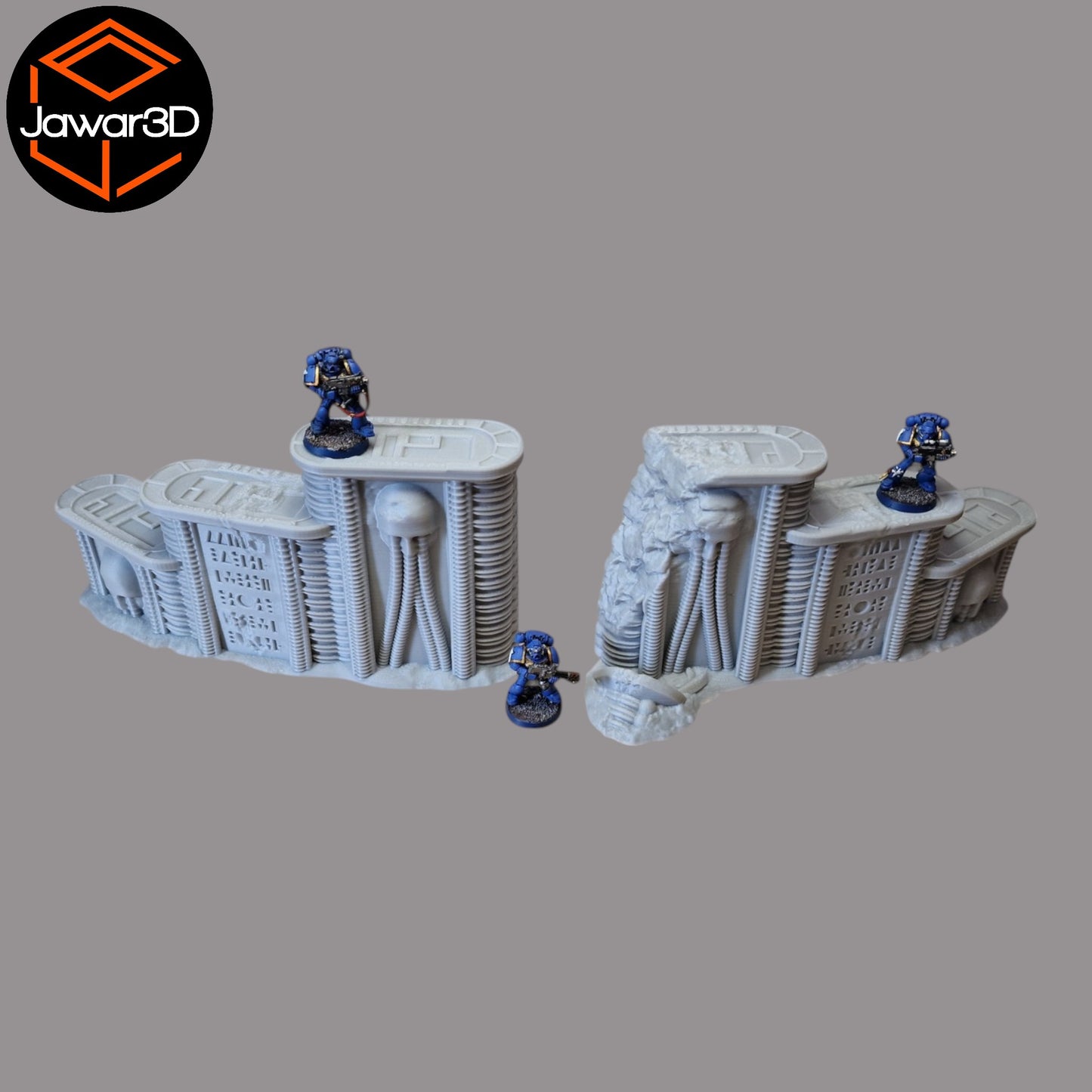 Wargaming 28mm scatter terrain scenery showing 3D-printed item that is compatible with games such as Warhammer 40K, Star Wars Legions, D+D, Dungeons and Dragons, Sci-Fi, Fantasy and other miniature tabletop games. Brand Jawar3d found at www.jawar3d.co.uk.
