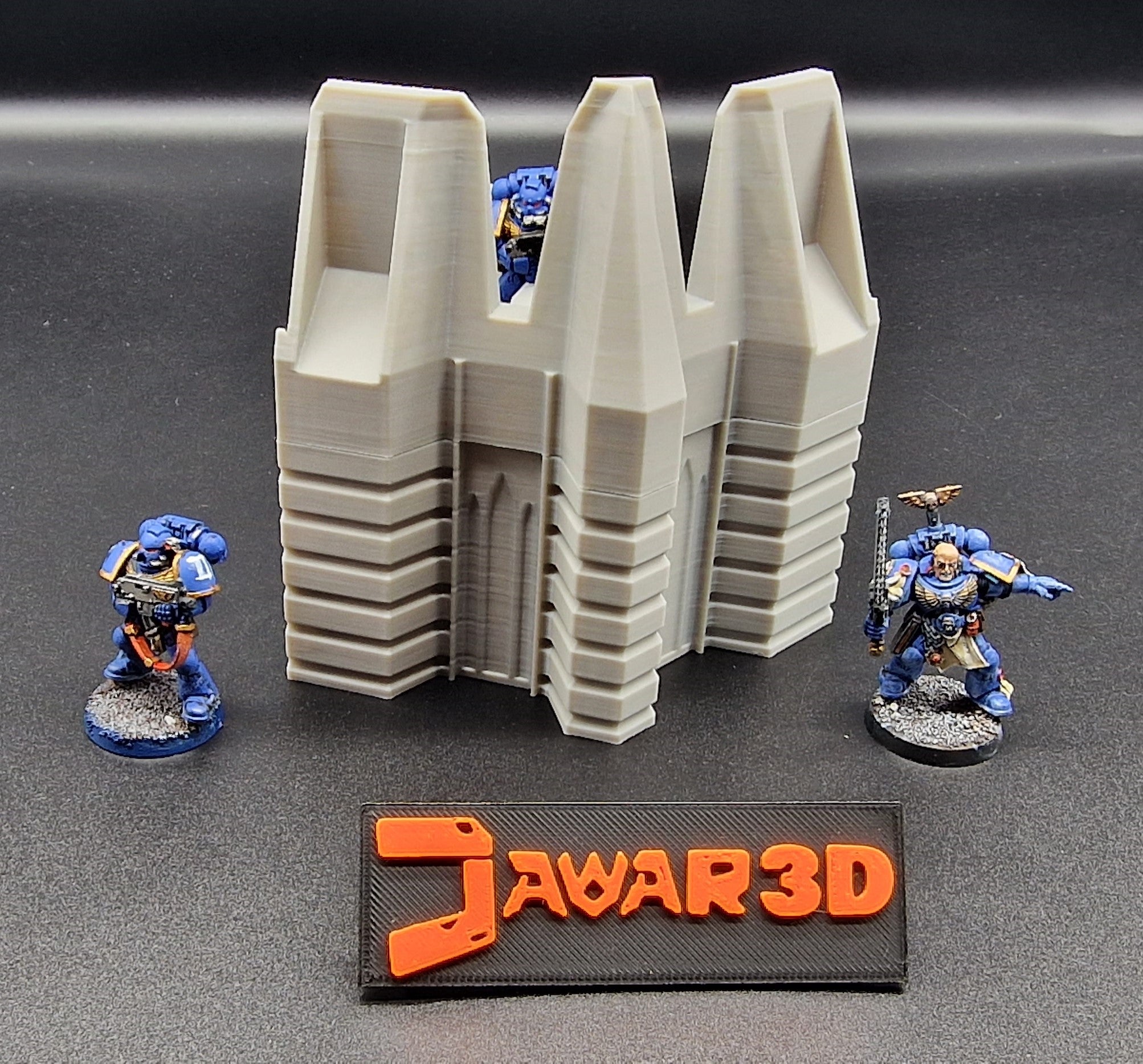 Dark Elves Corruption Island & Pillars Terrain – 3D Printed Scenery For DND, Warhammer 28mm Miniatures