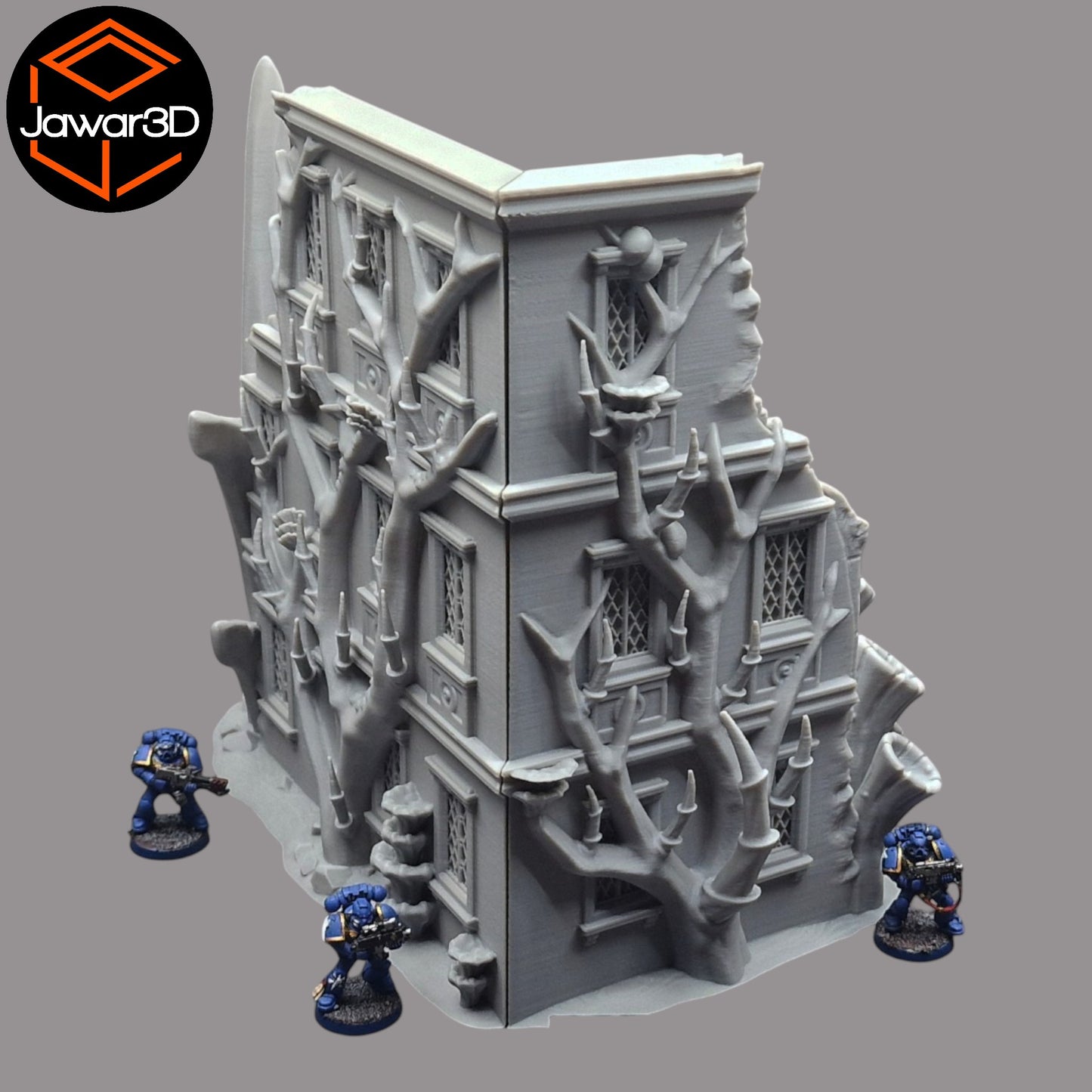 Wargaming 28mm scatter terrain scenery showing 3D-printed item that is compatible with games such as Warhammer 40K, Star Wars Legions, D+D, Dungeons and Dragons, Sci-Fi, Fantasy and other miniature tabletop games. Brand Jawar3d found at www.jawar3d.co.uk.