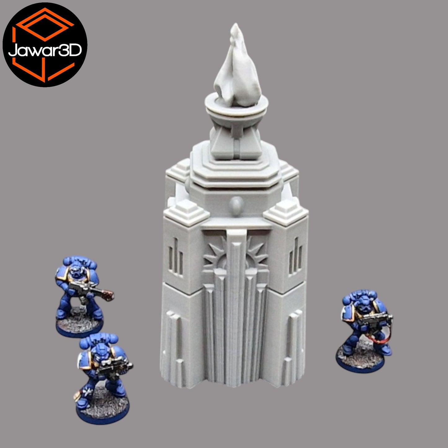 Wargaming 28mm scatter terrain scenery showing 3D-printed item that is compatible with games such as Warhammer 40K, Star Wars Legions, D+D, Dungeons and Dragons, Sci-Fi, Fantasy and other miniature tabletop games. Brand Jawar3d found at www.jawar3d.co.uk.