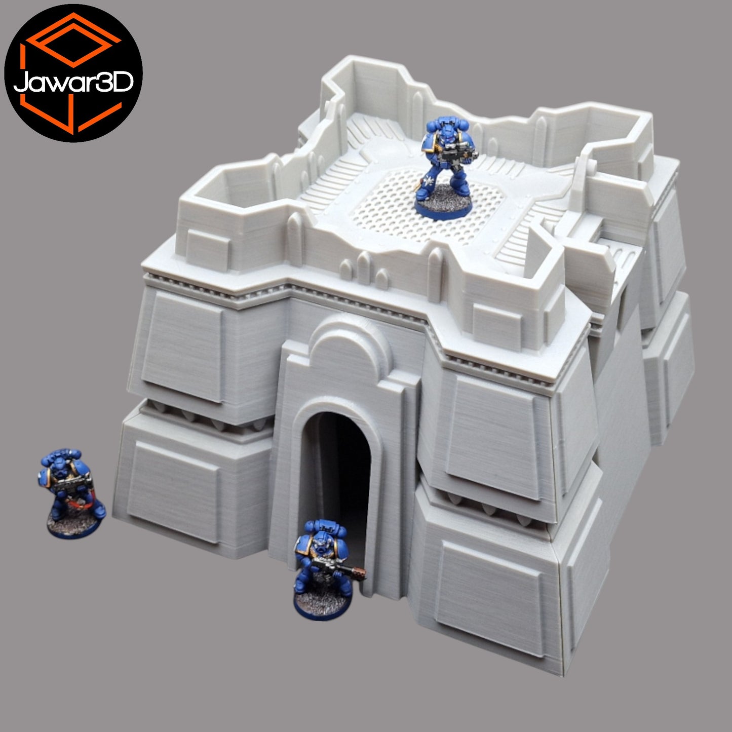 Wargaming 28mm scatter terrain scenery showing 3D-printed item that is compatible with games such as Warhammer 40K, Star Wars Legions, D+D, Dungeons and Dragons, Sci-Fi, Fantasy and other miniature tabletop games. Brand Jawar3d found at www.jawar3d.co.uk.