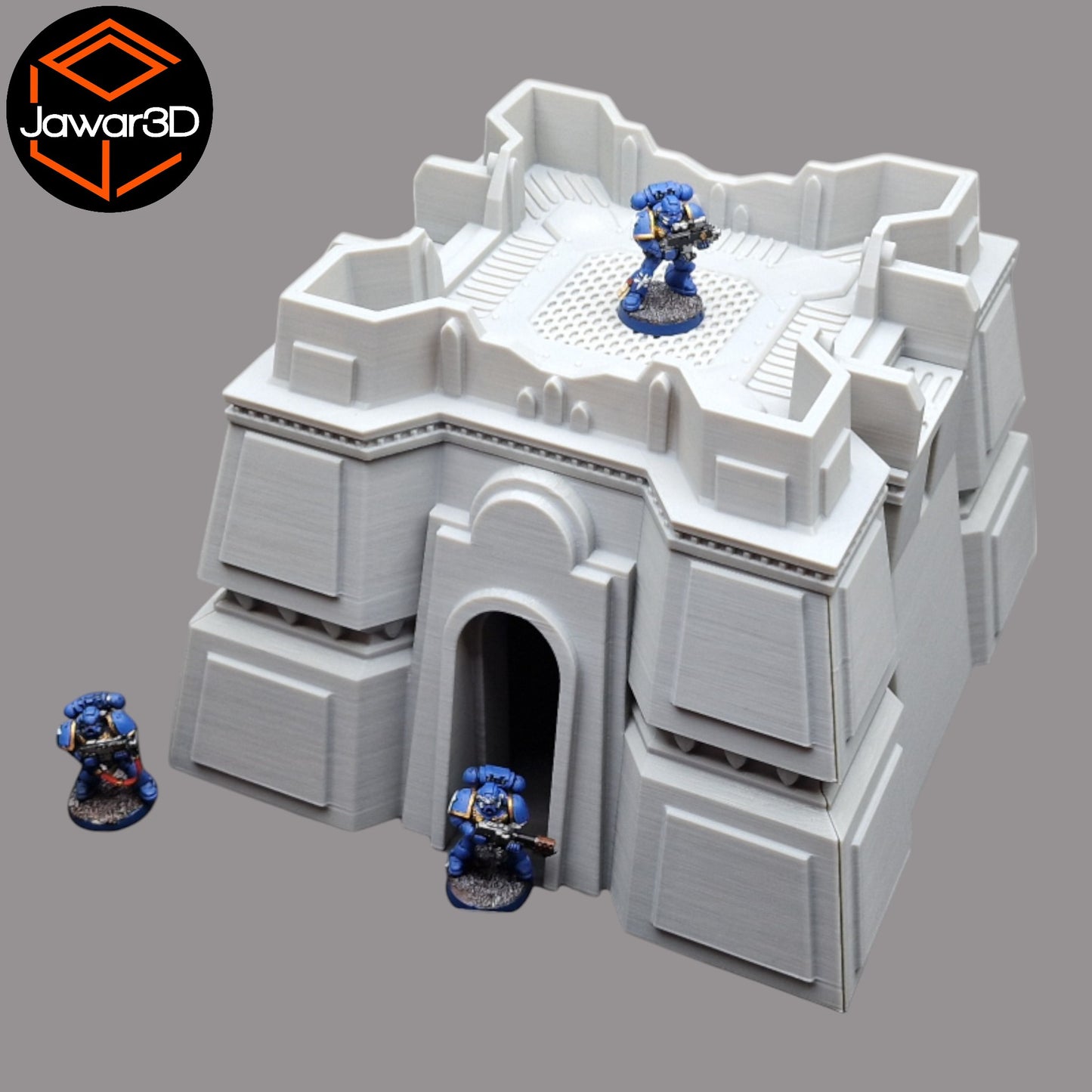 Wargaming 28mm scatter terrain scenery showing 3D-printed item that is compatible with games such as Warhammer 40K, Star Wars Legions, D+D, Dungeons and Dragons, Sci-Fi, Fantasy and other miniature tabletop games. Brand Jawar3d found at www.jawar3d.co.uk.