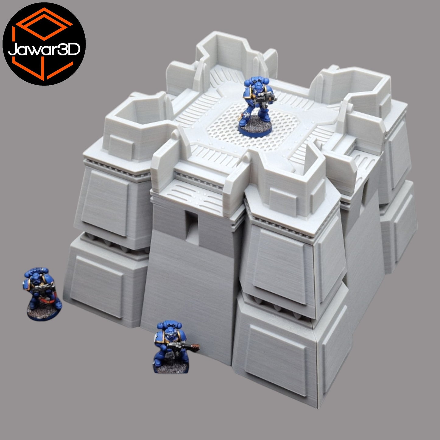 Wargaming 28mm scatter terrain scenery showing 3D-printed item that is compatible with games such as Warhammer 40K, Star Wars Legions, D+D, Dungeons and Dragons, Sci-Fi, Fantasy and other miniature tabletop games. Brand Jawar3d found at www.jawar3d.co.uk.