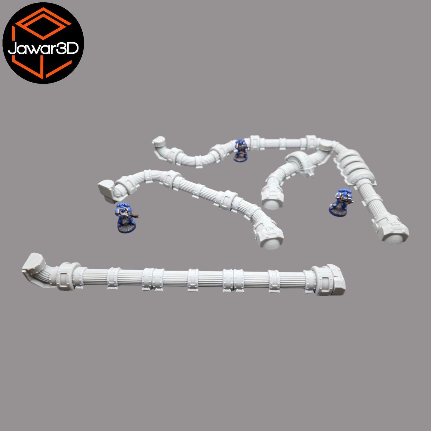 Wargaming 28mm scatter terrain scenery showing 3D-printed item that is compatible with games such as Warhammer 40K, Star Wars Legions, D+D, Dungeons and Dragons, Sci-Fi, Fantasy and other miniature tabletop games. Brand Jawar3d found at www.jawar3d.co.uk.