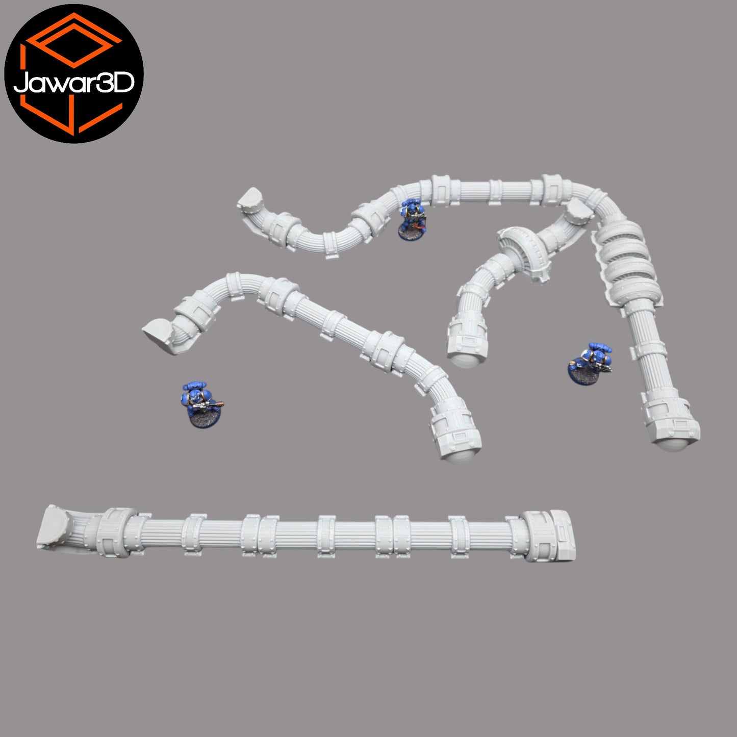 Wargaming 28mm scatter terrain scenery showing 3D-printed item that is compatible with games such as Warhammer 40K, Star Wars Legions, D+D, Dungeons and Dragons, Sci-Fi, Fantasy and other miniature tabletop games. Brand Jawar3d found at www.jawar3d.co.uk.