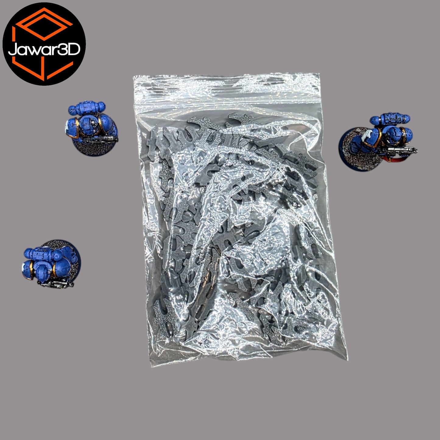 Wargaming 28mm scatter terrain scenery showing 3D-printed item that is compatible with games such as Warhammer 40K, Star Wars Legions, D+D, Dungeons and Dragons, Sci-Fi, Fantasy and other miniature tabletop games. Brand Jawar3d found at www.jawar3d.co.uk.