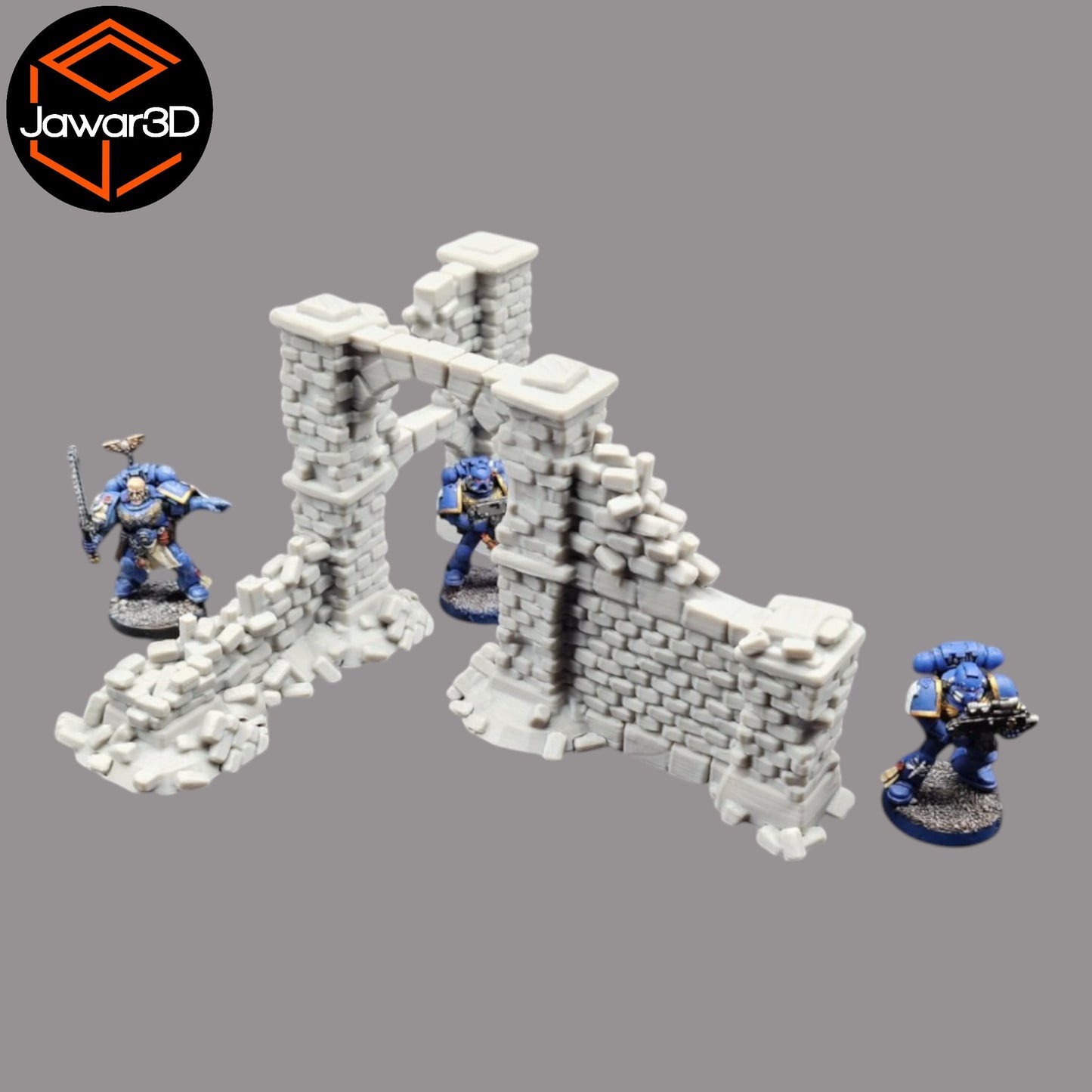 Wargaming 28mm scatter terrain scenery showing 3D-printed item that is compatible with games such as Warhammer 40K, Star Wars Legions, D+D, Dungeons and Dragons, Sci-Fi, Fantasy and other miniature tabletop games. Brand Jawar3d found at www.jawar3d.co.uk.