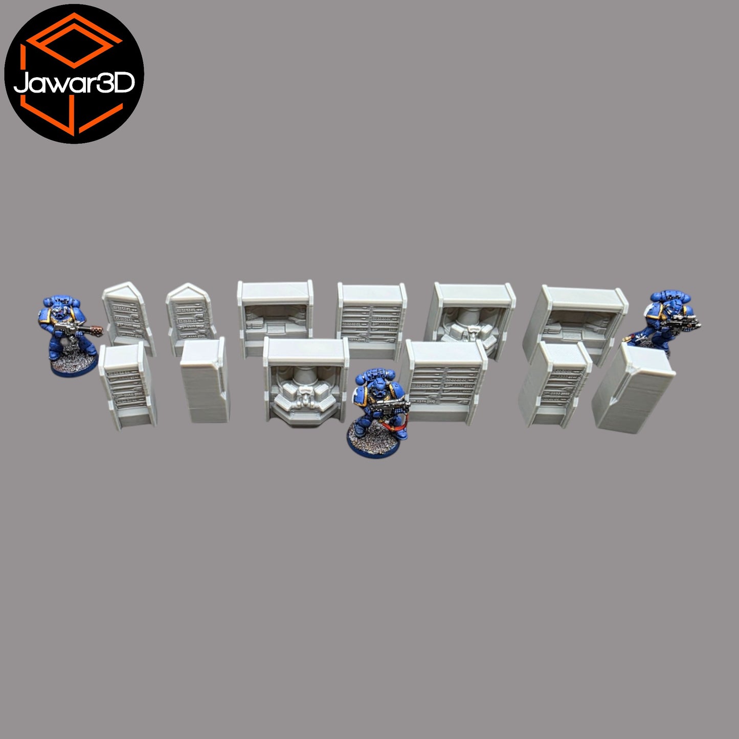 Wargaming 28mm scatter terrain scenery showing 3D-printed item that is compatible with games such as Warhammer 40K, Star Wars Legions, D+D, Dungeons and Dragons, Sci-Fi, Fantasy and other miniature tabletop games. Brand Jawar3d found at www.jawar3d.co.uk.