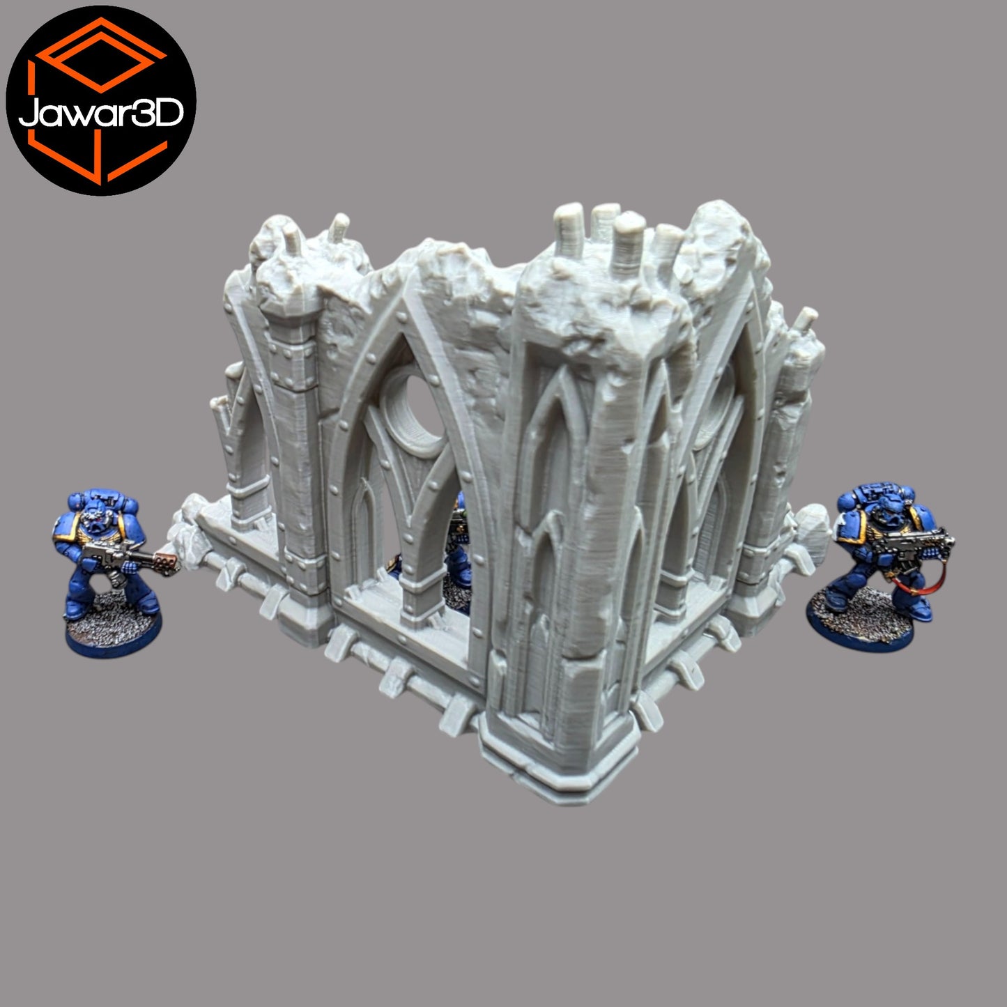 Wargaming 28mm scatter terrain scenery showing 3D-printed item that is compatible with games such as Warhammer 40K, Star Wars Legions, D+D, Dungeons and Dragons, Sci-Fi, Fantasy and other miniature tabletop games. Brand Jawar3d found at www.jawar3d.co.uk.