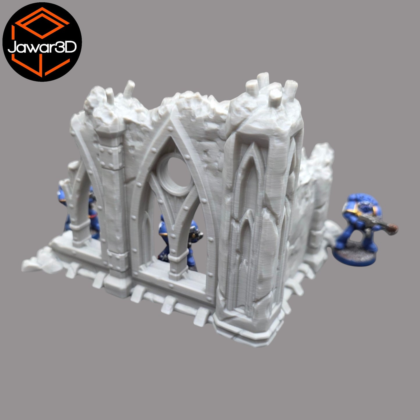 Wargaming 28mm scatter terrain scenery showing 3D-printed item that is compatible with games such as Warhammer 40K, Star Wars Legions, D+D, Dungeons and Dragons, Sci-Fi, Fantasy and other miniature tabletop games. Brand Jawar3d found at www.jawar3d.co.uk.