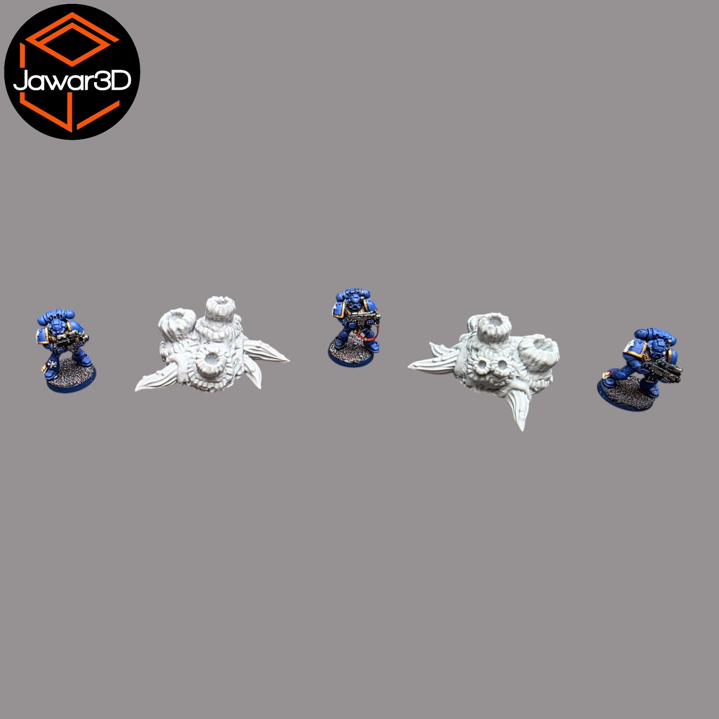 Wargaming 28mm scatter terrain scenery showing 3D-printed item that is compatible with games such as Warhammer 40K, Star Wars Legions, D+D, Dungeons and Dragons, Sci-Fi, Fantasy and other miniature tabletop games. Brand Jawar3d found at www.jawar3d.co.uk.
