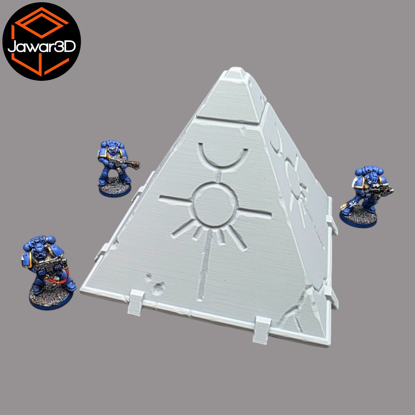 Wargaming 28mm scatter terrain scenery showing 3D-printed item that is compatible with games such as Warhammer 40K, Star Wars Legions, D+D, Dungeons and Dragons, Sci-Fi, Fantasy and other miniature tabletop games. Brand Jawar3d found at www.jawar3d.co.uk.