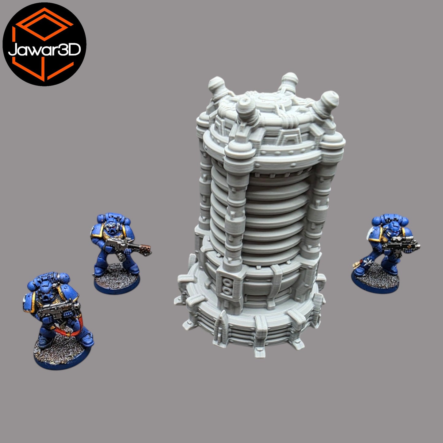 Wargaming 28mm scatter terrain scenery showing 3D-printed item that is compatible with games such as Warhammer 40K, Star Wars Legions, D+D, Dungeons and Dragons, Sci-Fi, Fantasy and other miniature tabletop games. Brand Jawar3d found at www.jawar3d.co.uk.