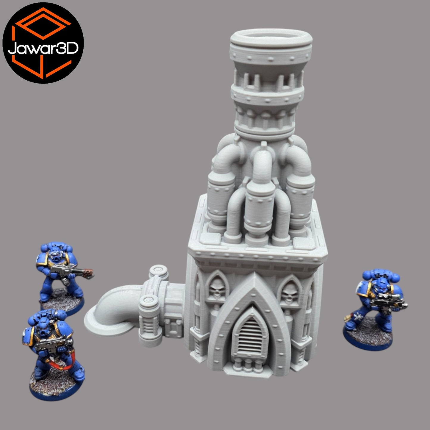 Wargaming 28mm scatter terrain scenery showing 3D-printed item that is compatible with games such as Warhammer 40K, Star Wars Legions, D+D, Dungeons and Dragons, Sci-Fi, Fantasy and other miniature tabletop games. Brand Jawar3d found at www.jawar3d.co.uk.