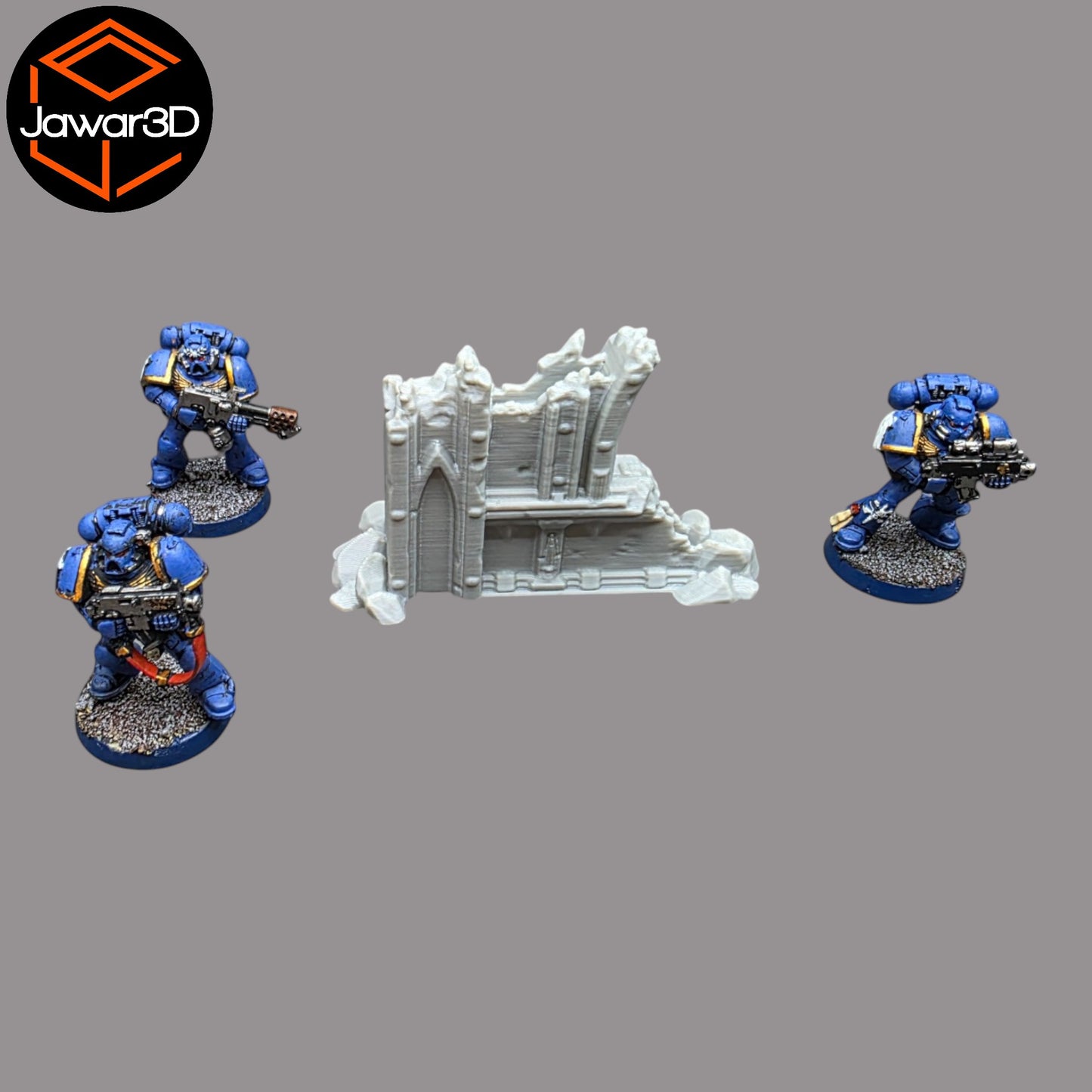 Wargaming 28mm scatter terrain scenery showing 3D-printed item that is compatible with games such as Warhammer 40K, Star Wars Legions, D+D, Dungeons and Dragons, Sci-Fi, Fantasy and other miniature tabletop games. Brand Jawar3d found at www.jawar3d.co.uk.
