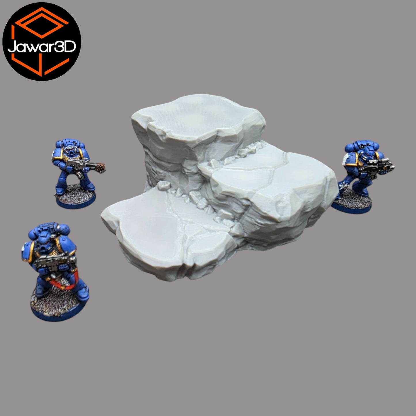 Wargaming 28mm scatter terrain scenery showing 3D-printed item that is compatible with games such as Warhammer 40K, Star Wars Legions, D+D, Dungeons and Dragons, Sci-Fi, Fantasy and other miniature tabletop games. Brand Jawar3d found at www.jawar3d.co.uk.