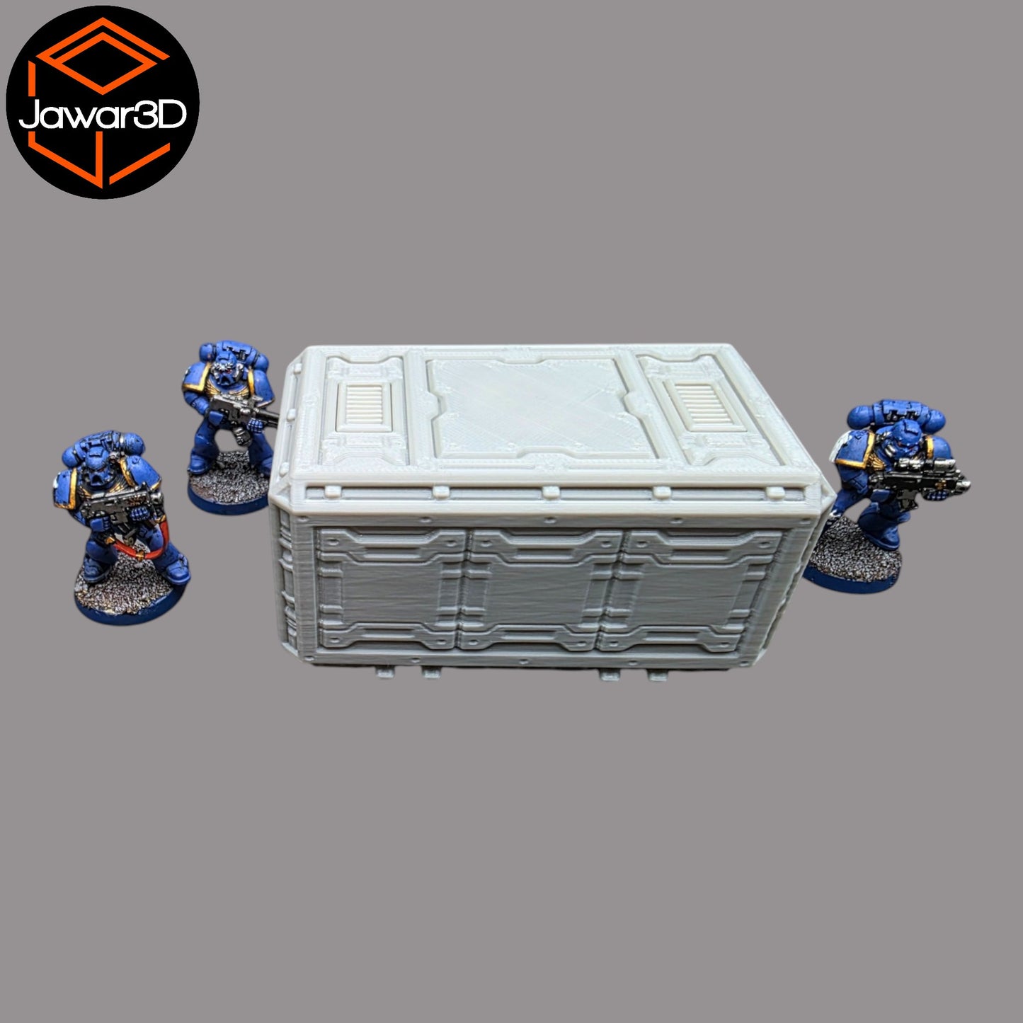 Wargaming 28mm scatter terrain scenery showing 3D-printed item that is compatible with games such as Warhammer 40K, Star Wars Legions, D+D, Dungeons and Dragons, Sci-Fi, Fantasy and other miniature tabletop games. Brand Jawar3d found at www.jawar3d.co.uk.