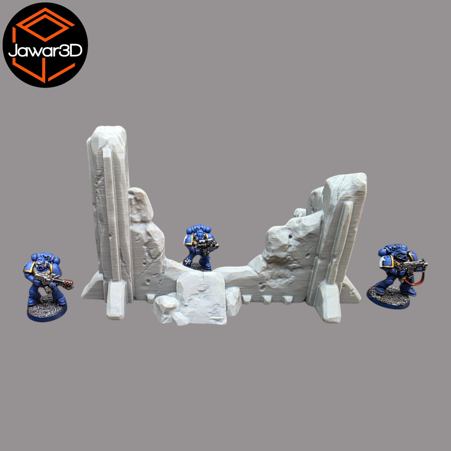 Wargaming 28mm scatter terrain scenery showing 3D-printed item that is compatible with games such as Warhammer 40K, Star Wars Legions, D+D, Dungeons and Dragons, Sci-Fi, Fantasy and other miniature tabletop games. Brand Jawar3d found at www.jawar3d.co.uk.